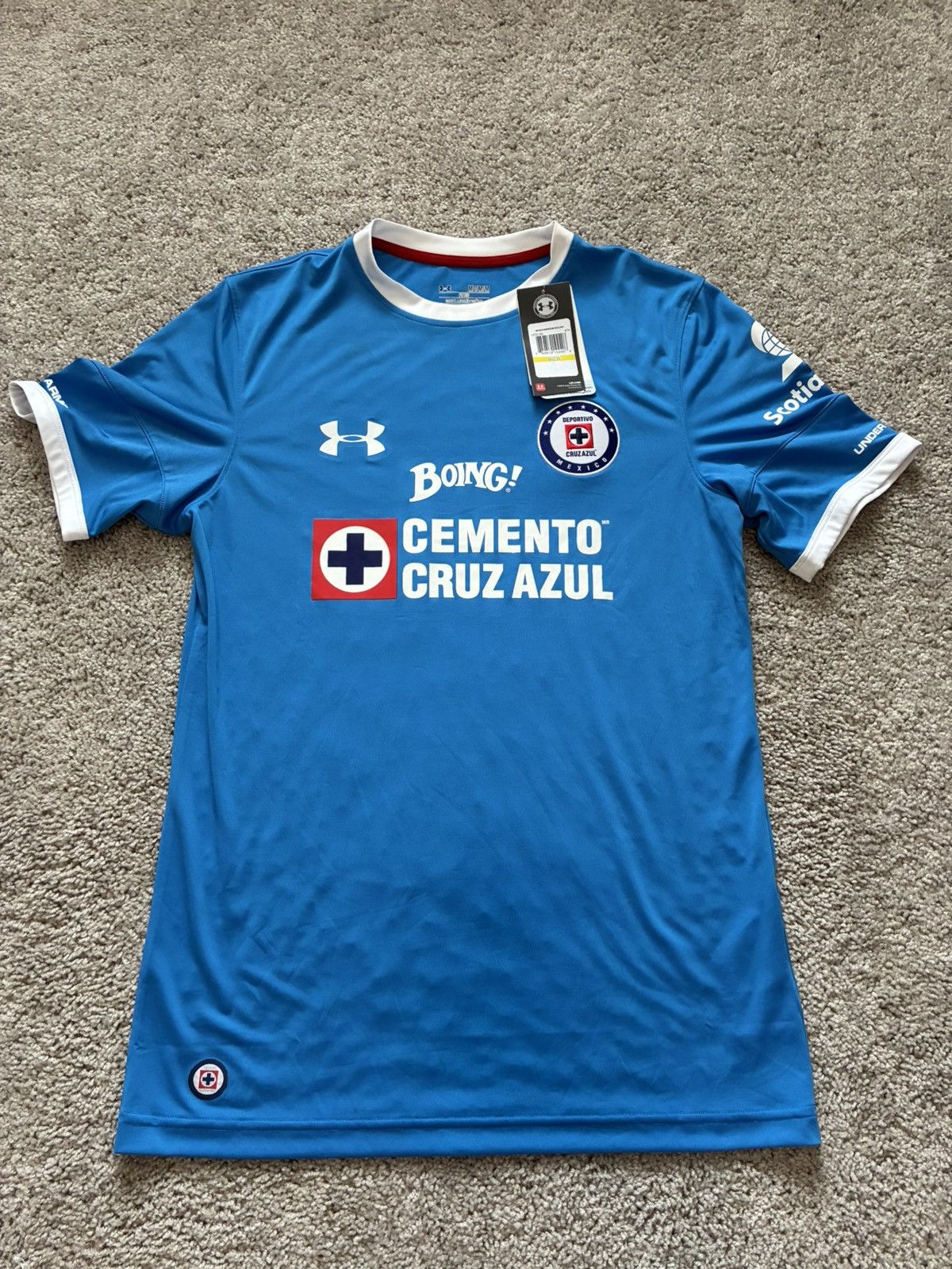 Under Armour 2016/2017 Cruz Azul Home Kit Size US M / EU 48-50 / 2 - 1 Thumbnail
