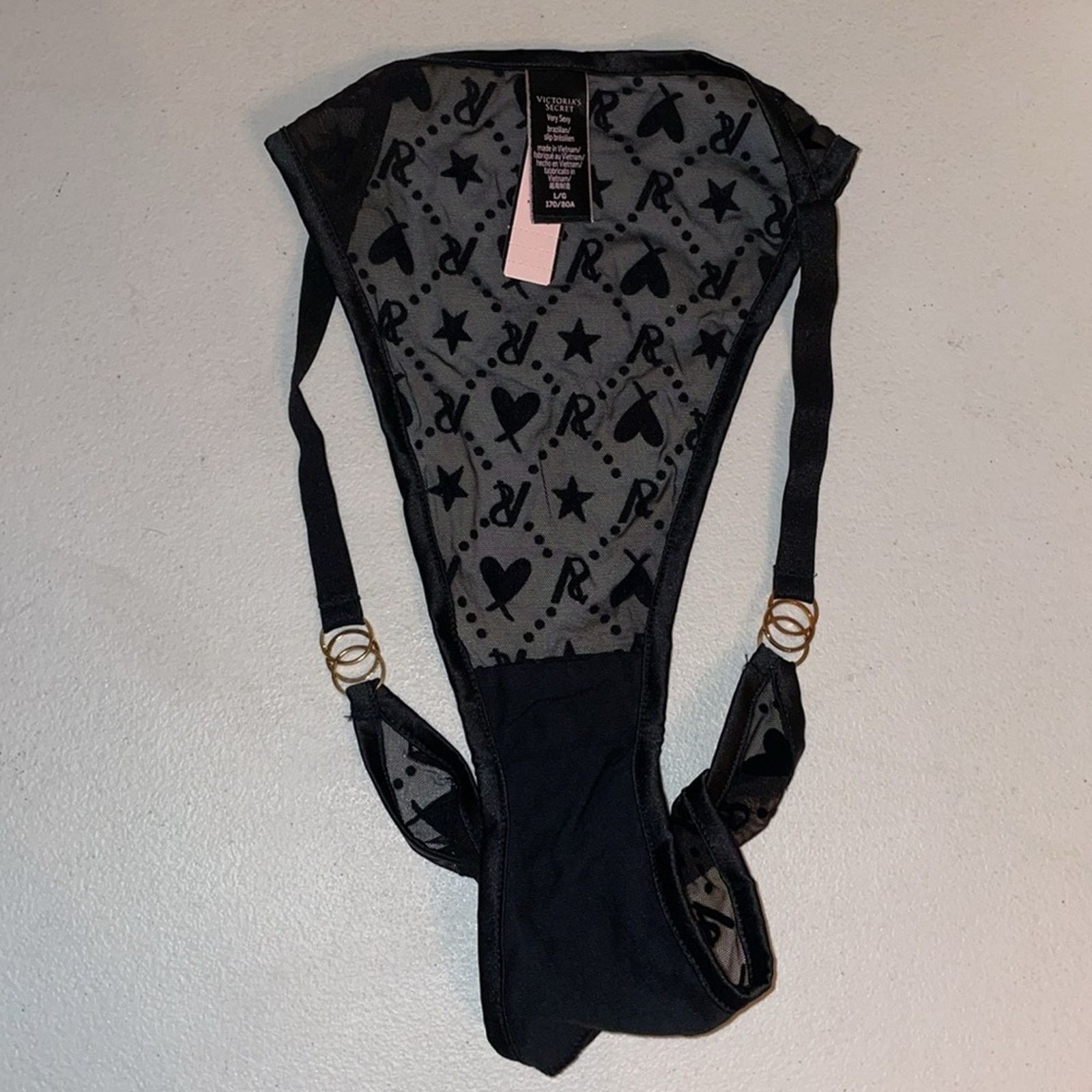 Victoria's Secret Victorias Secret Panties Very Sexy Brazilian Mesh Panty Size ONE SIZE - 6 Thumbnail