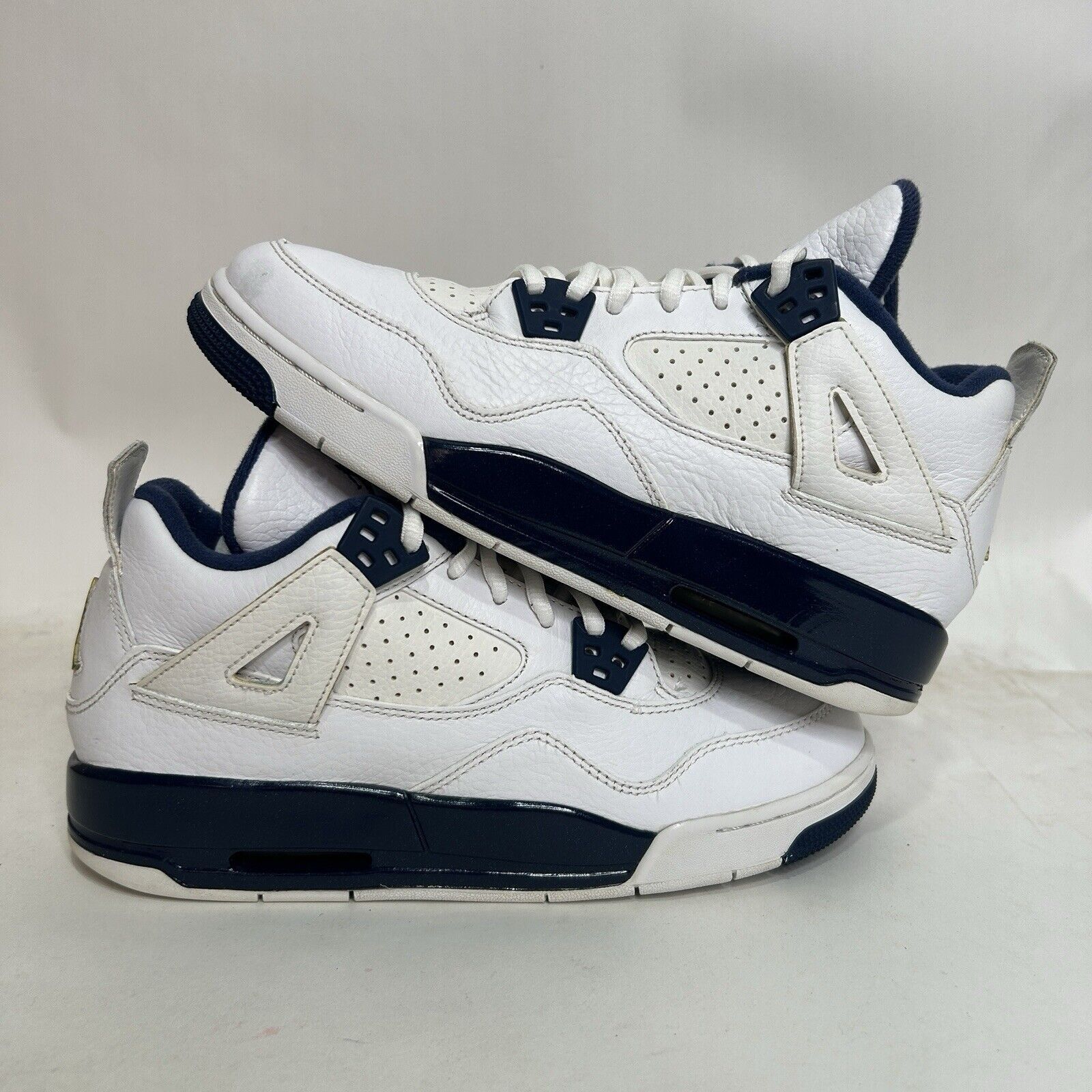 Jordan Brand Nike Shoes Air Jordan 4 Retro BG “Columbia/Legend Blue” 2024 Size US 7.5 / IT 37.5 - 1 Thumbnail