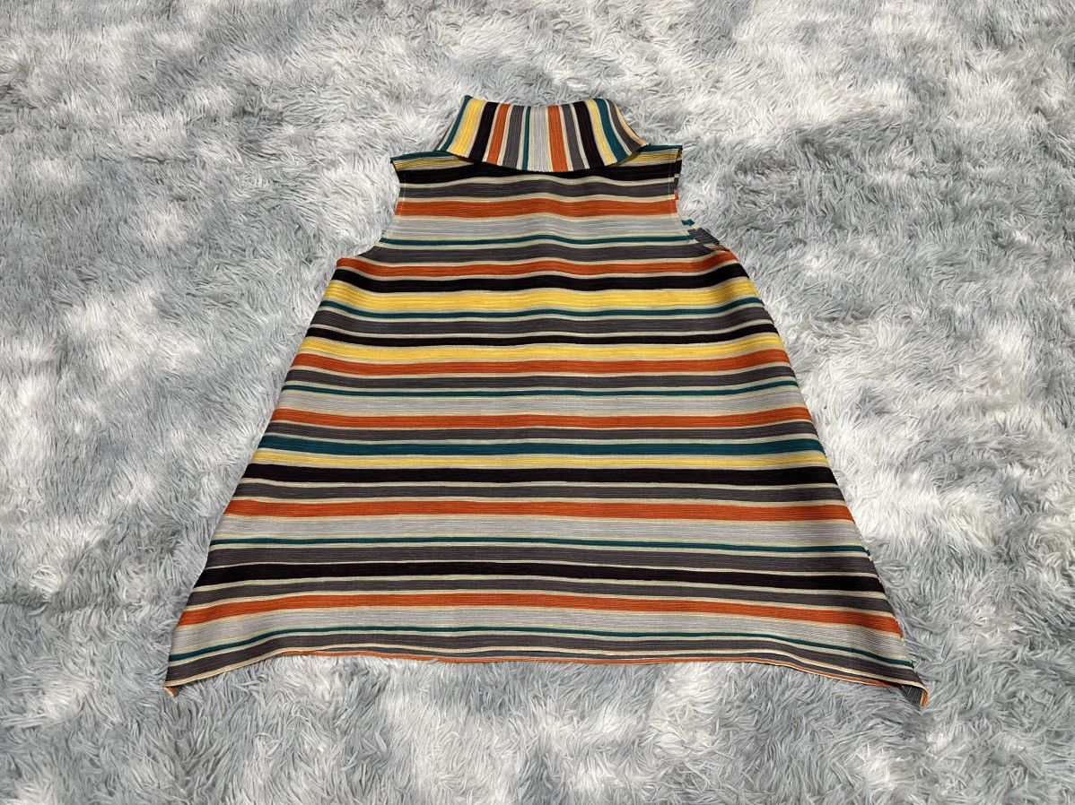 Japanese Brand 🔥Kobito Misaki Asymmetric Pleats Sleeveless Overlap Collar Size US L / EU 52-54 / 3 - 8 Thumbnail