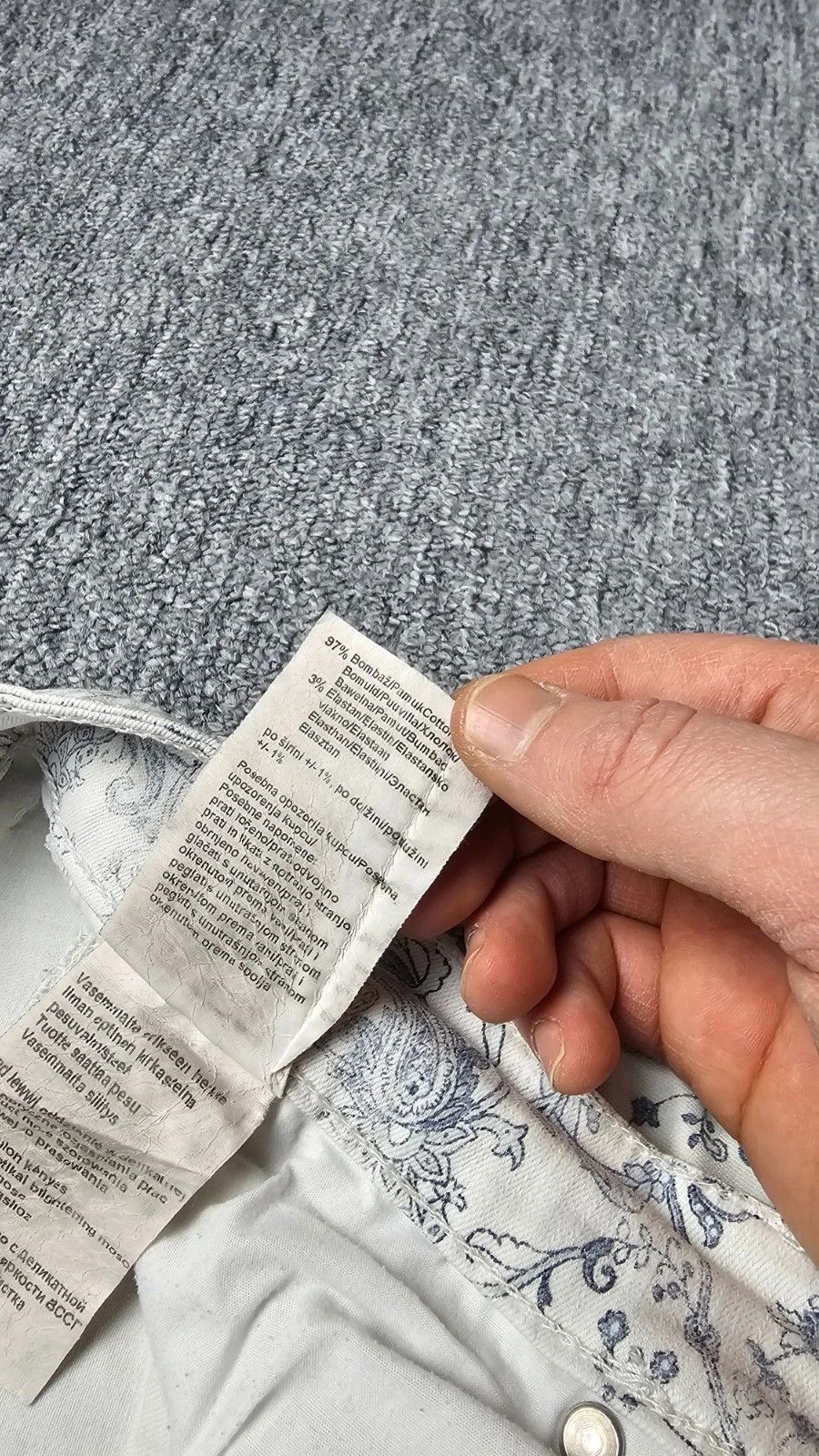 Other Anna Montana Limited Edition Angel Fit Paisley Jeans W14 Size 36" / US 14 / IT 50 - 6 Thumbnail