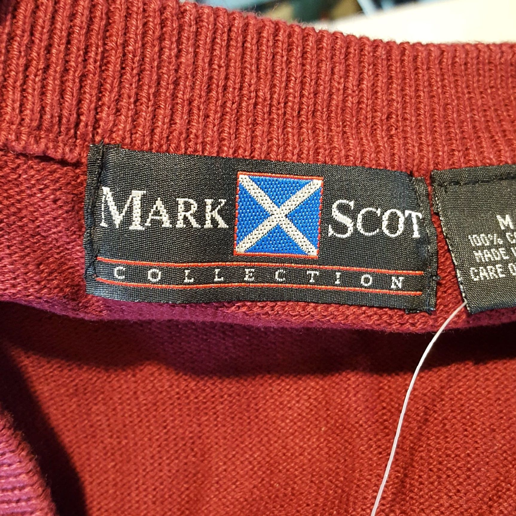 Vintage VINTAGE Tommy Armour Maroon Sweater Vest Shirt Men M Golf Knit Pullover V-Neck Sleeveless Regular Fit Cotton 90s Preppy Sports Vintage Size US M / EU 48-50 / 2 - 7 Thumbnail