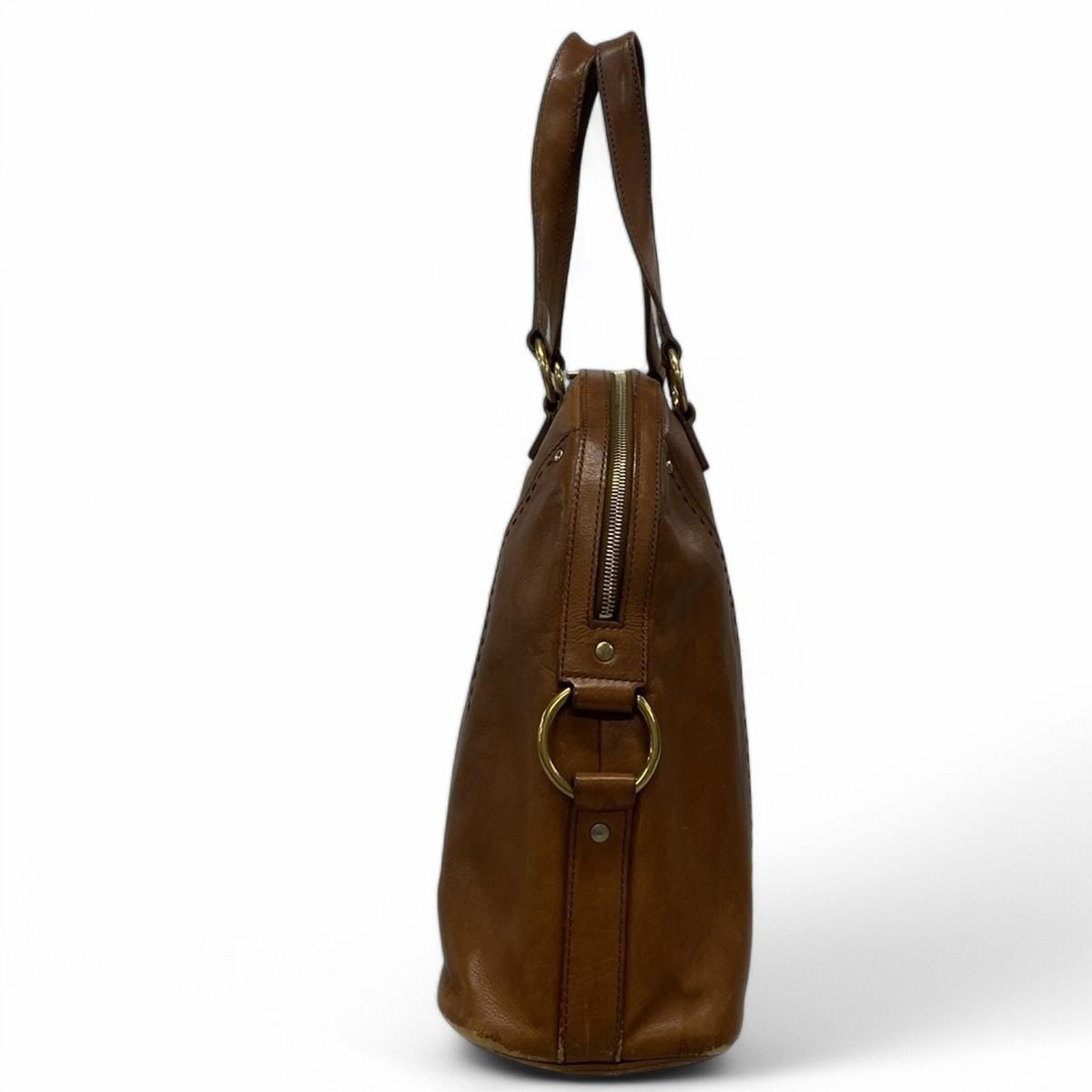 Yves Saint Laurent Yves Saint Laurent - Rive Gauche Leather Handbag Shoulder Size ONE SIZE - 6 Thumbnail