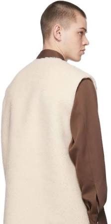Jil Sander Wool Shearling Vest sz 46 Size US S / EU 44-46 / 1 - 3 Thumbnail