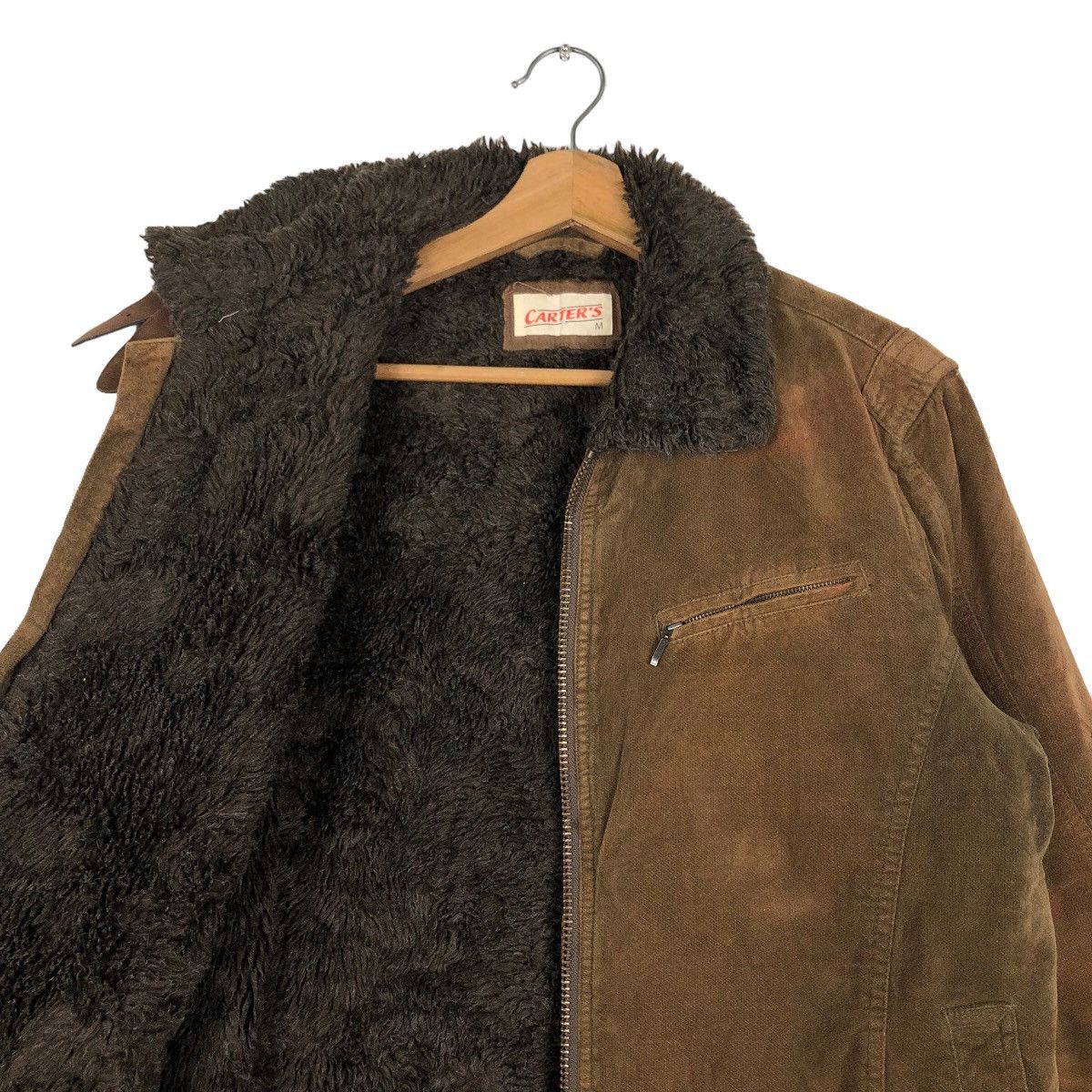 Japanese Brand 🔥Vintage Biker Jacket Carter’s Shearling Racer Japan Size US M / EU 48-50 / 2 - 12 Thumbnail