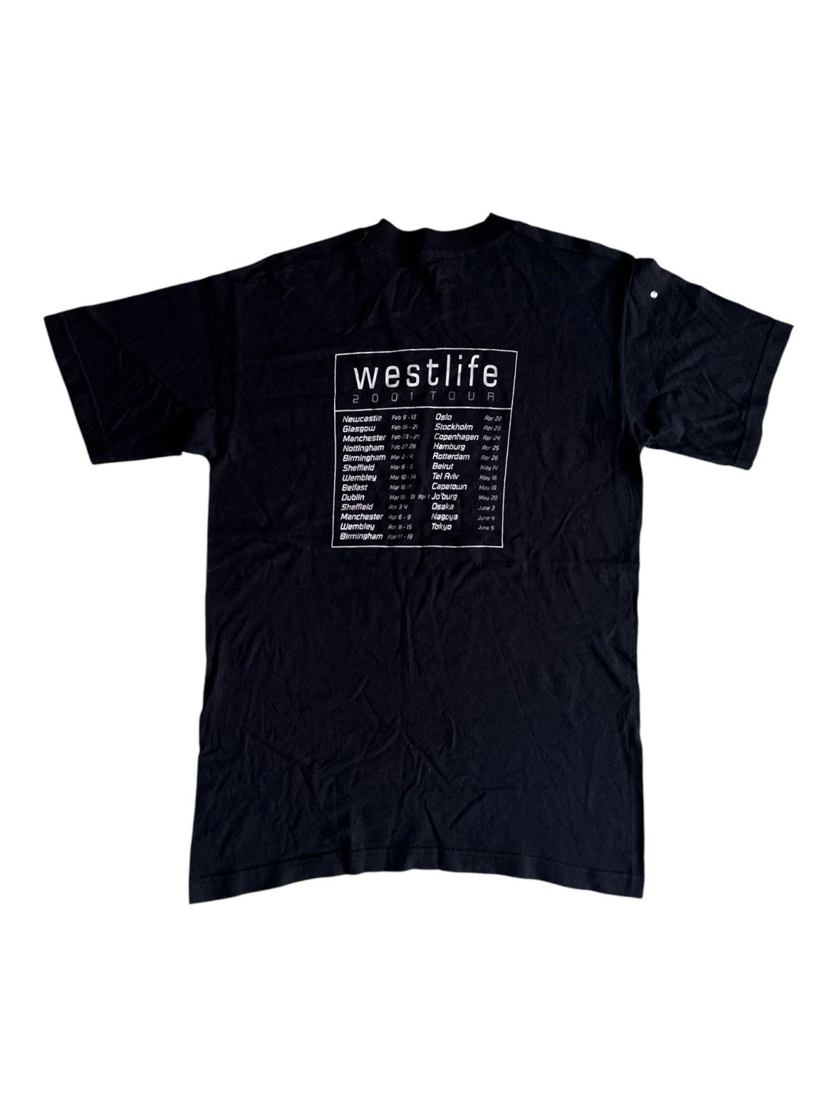 Band Tees × Vintage Vintage 2001 WESTLIFE Coast to Coast Nostalgic Tour Tees Size US S / EU 44-46 / 1 - 2 Thumbnail