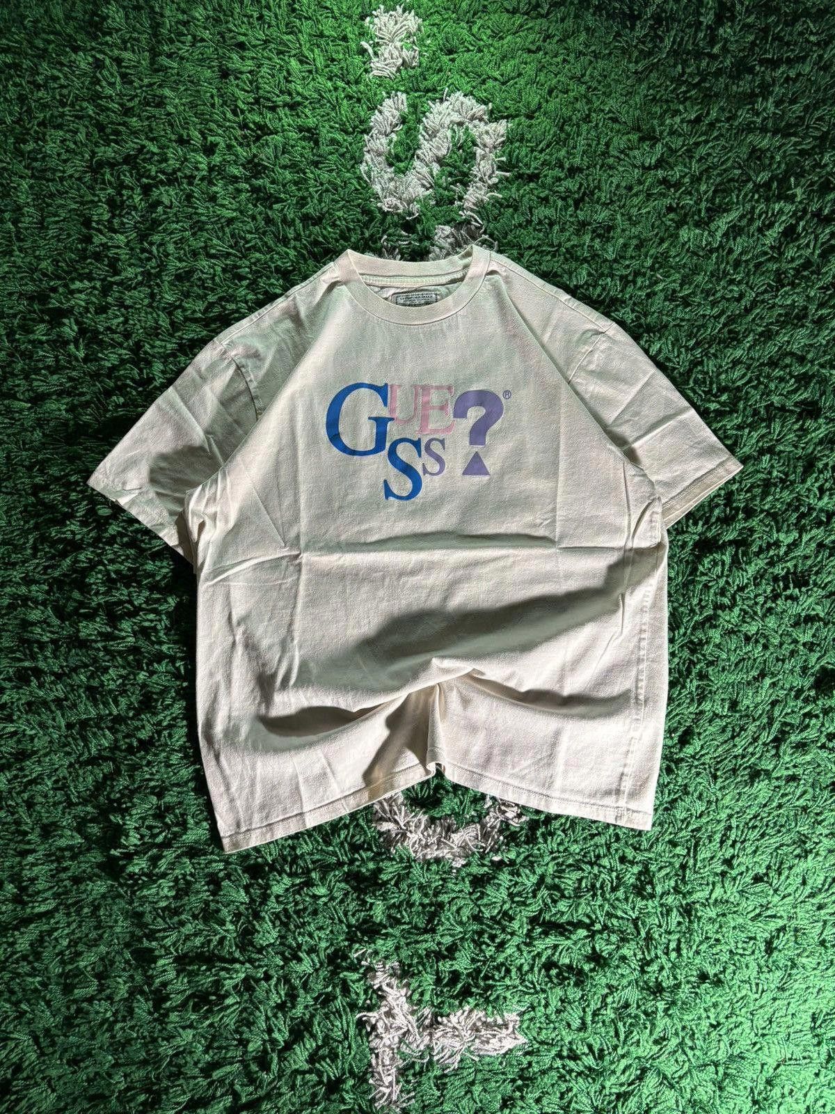 Guess Vintage Guess Spellout Tee Size US M / EU 48-50 / 2 - 2 Thumbnail