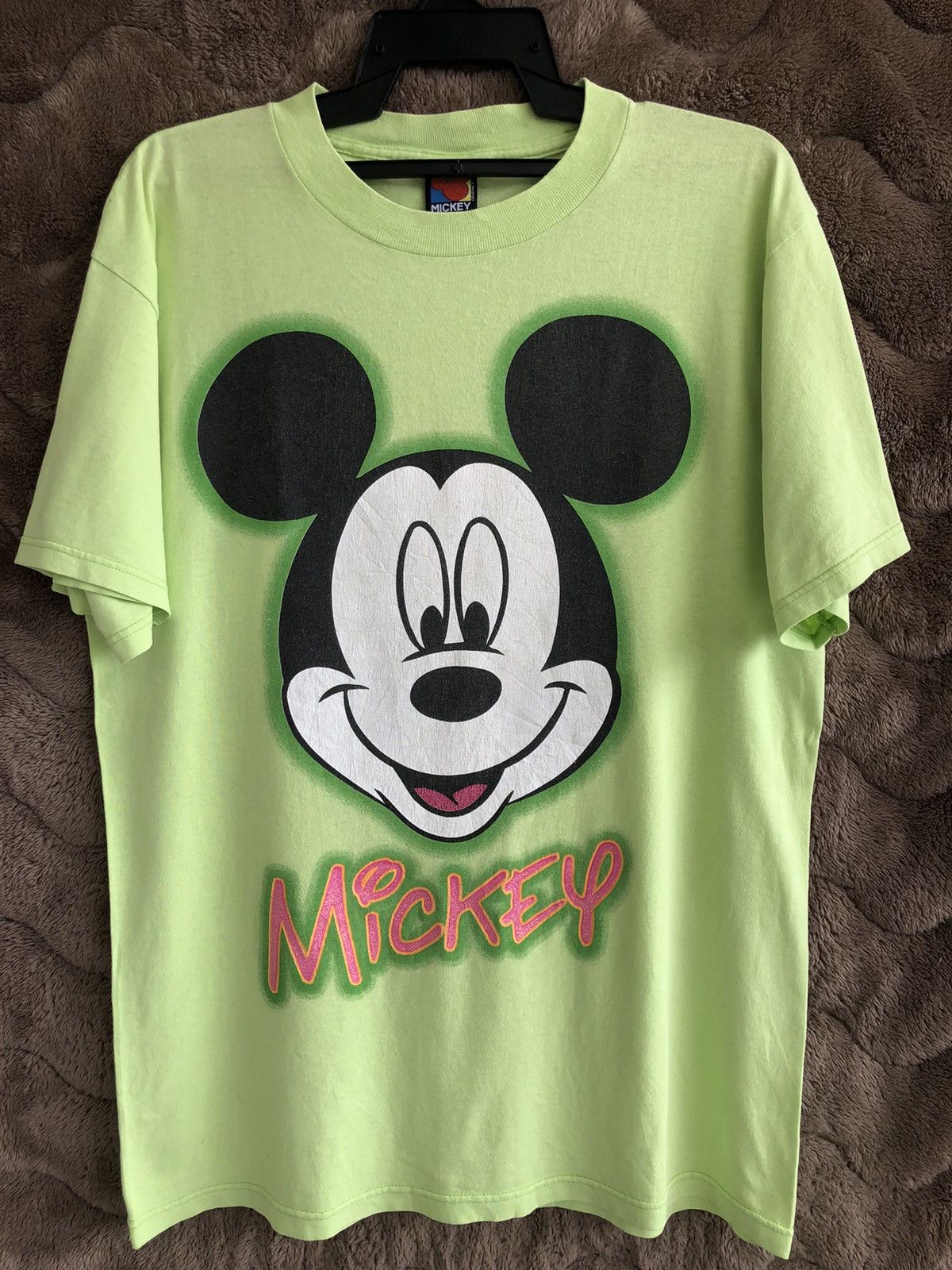 Mickey Mouse Vintage 90s MICKEY MOUSE Big Head Size US L / EU 52-54 / 3 - 1 Thumbnail