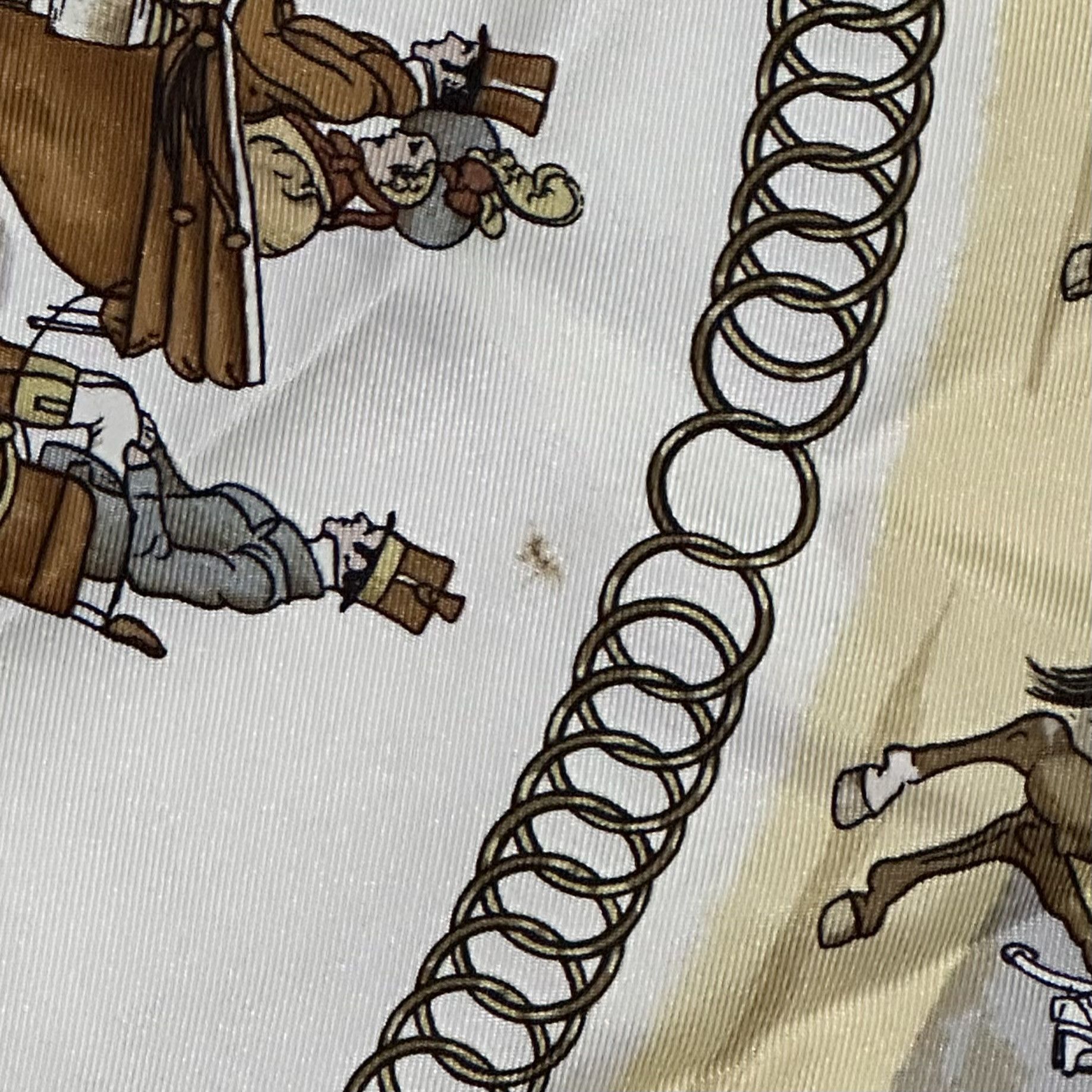 Hermes Grailed🔥 Hermes La Promenade De Longchamps 100% Silk Scarf Size ONE SIZE - 7 Thumbnail
