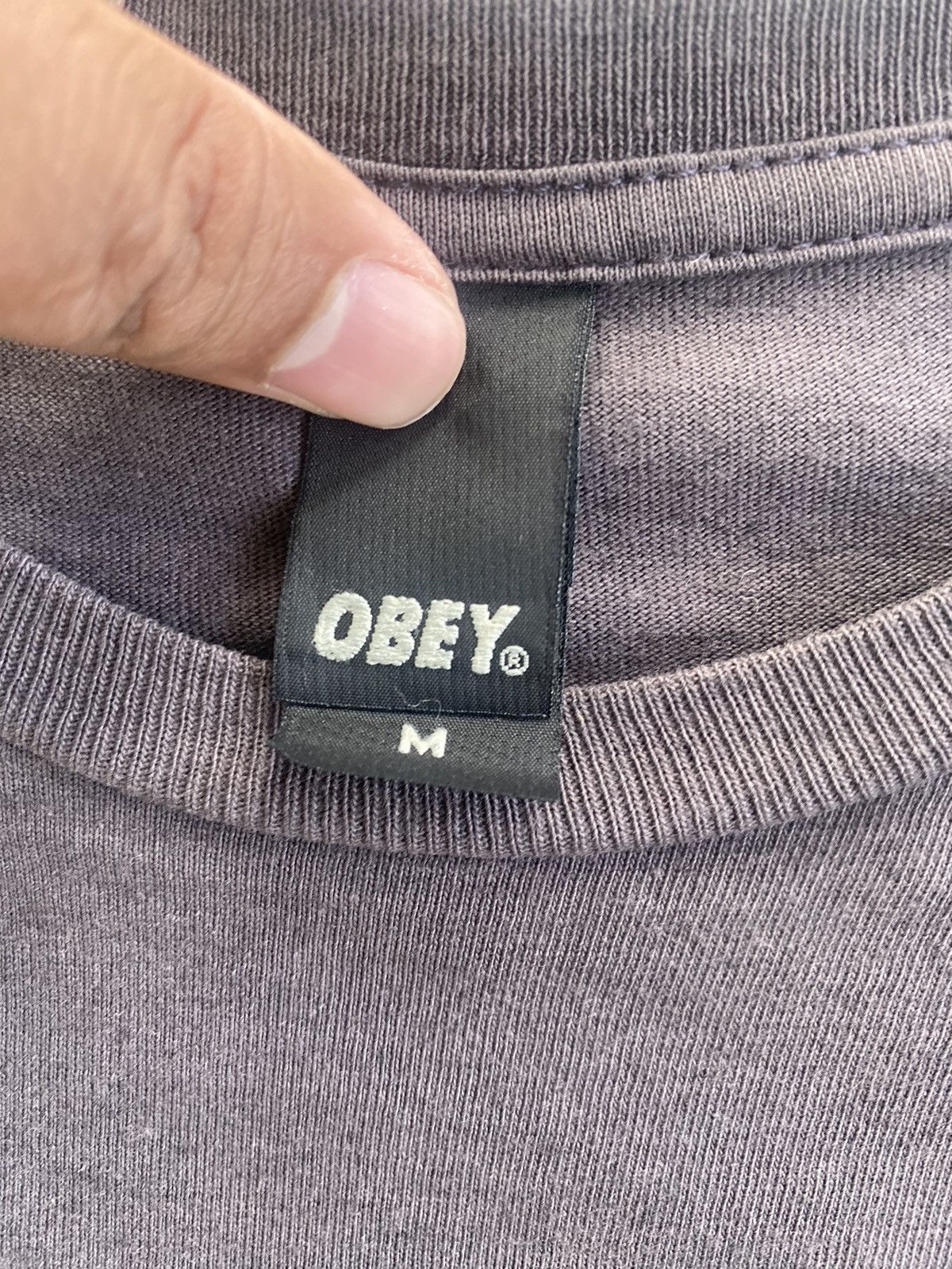 Obey × Vintage VINTAGE OBEY HIGH VOLTAGE SKULL TEE Size US M / EU 48-50 / 2 - 4 Thumbnail