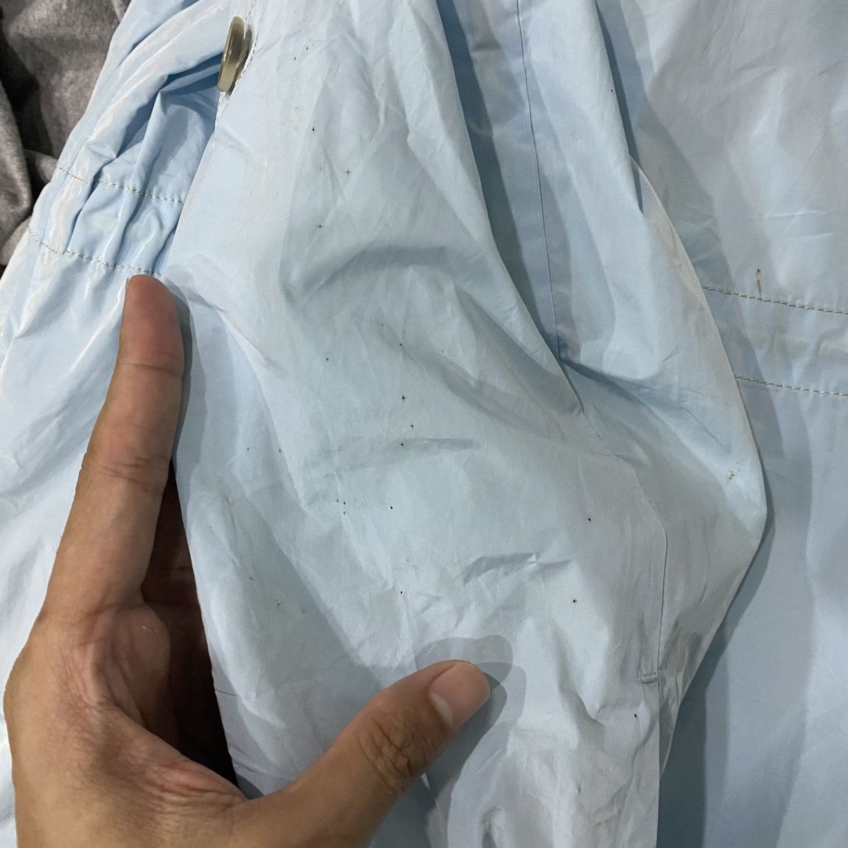 Burberry Prorsum Vintage Burberrys Light Blue Windbreaker Made In UK Size US L / EU 52-54 / 3 - 16 Thumbnail