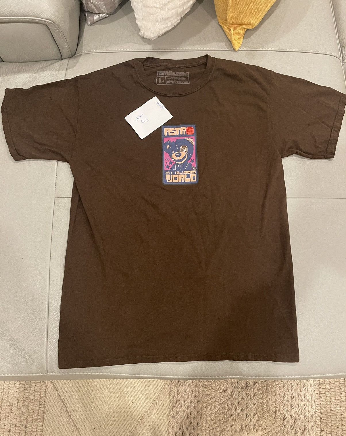 Travis Scott Travis Scott astroworld festival t shirt size L