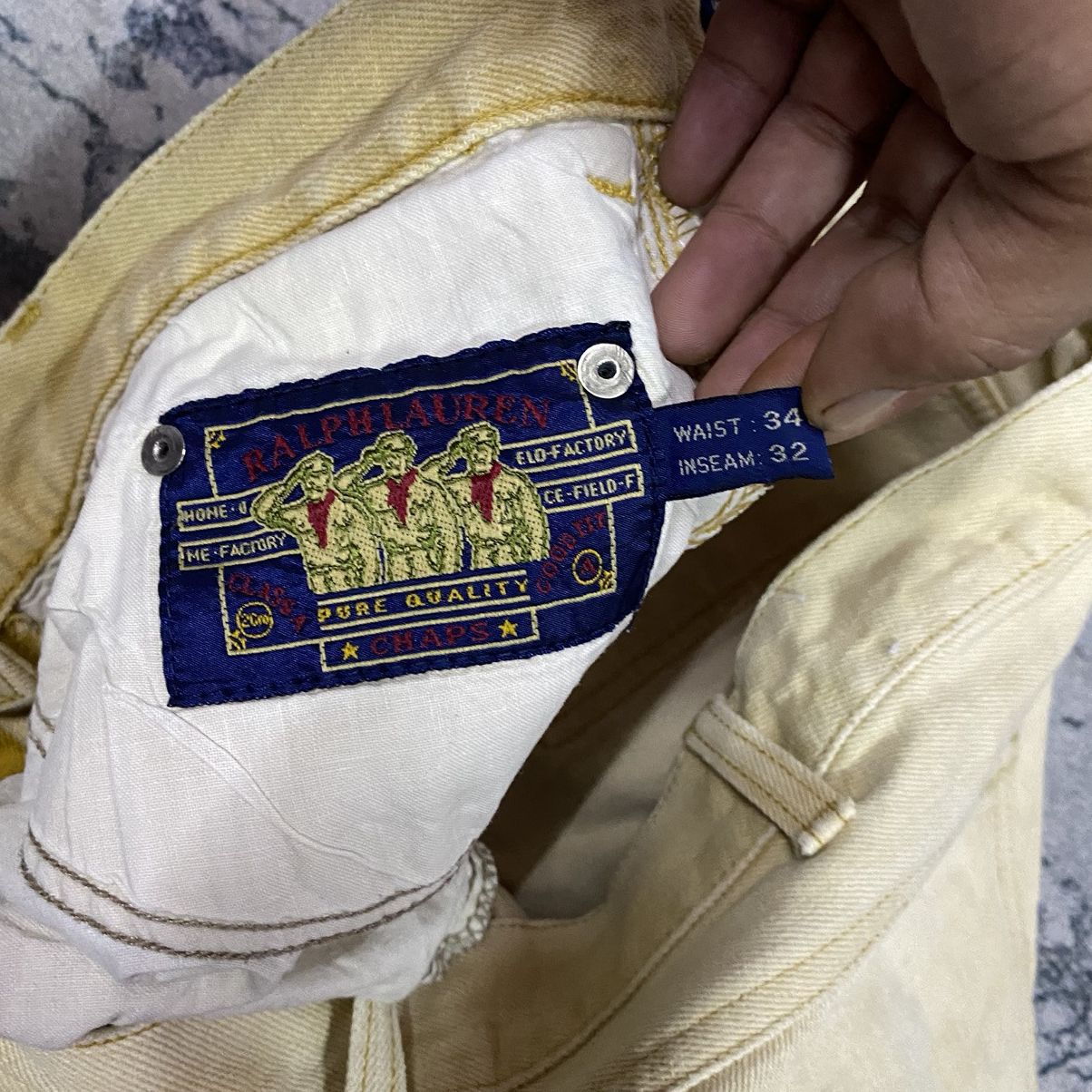 Chaps Ralph Lauren × Ralph Lauren Vintage Chaps Ralph Lauren Dirty Rusty Jeans Size US 33 - 6 Thumbnail