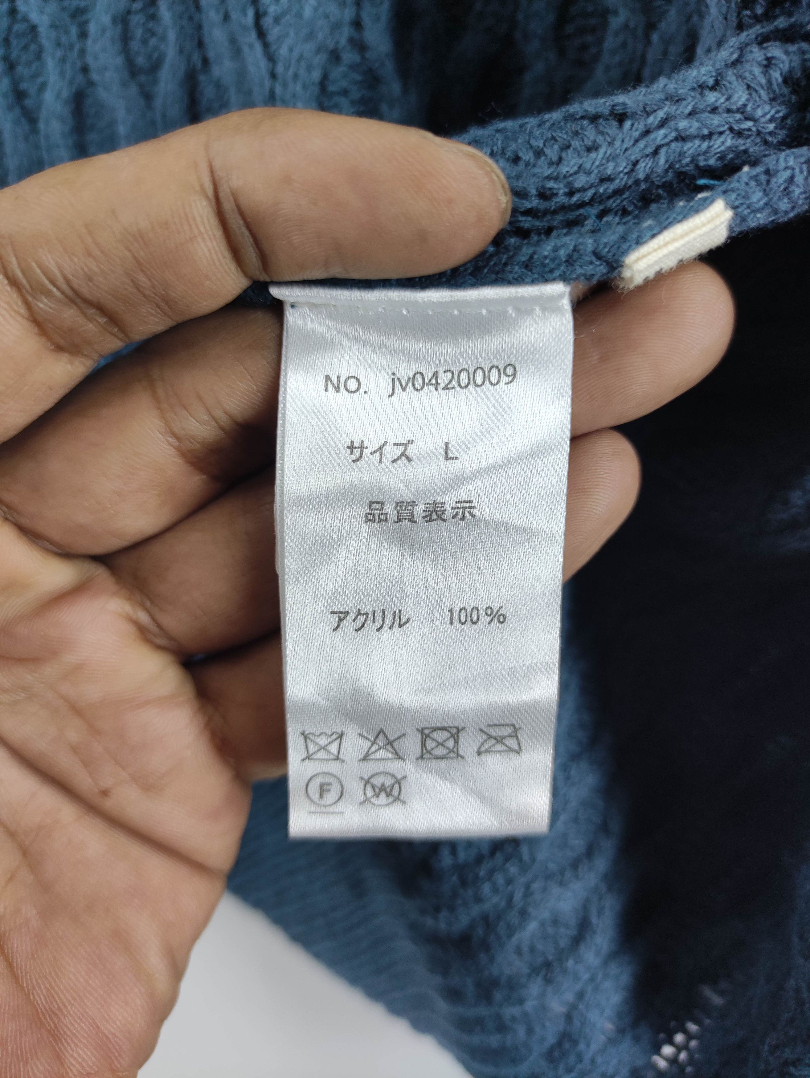 Japanese Brand Vintage Java Cardigan Block Colour Acrylic knit Sweater Size US L / EU 52-54 / 3 - 5 Thumbnail