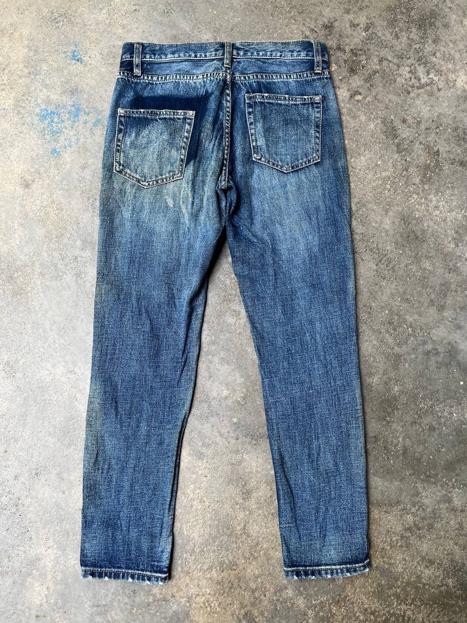 Vintage VINTAGE PATCHWORK JEANS RARE COLOUR Size US 31 - 6 Thumbnail