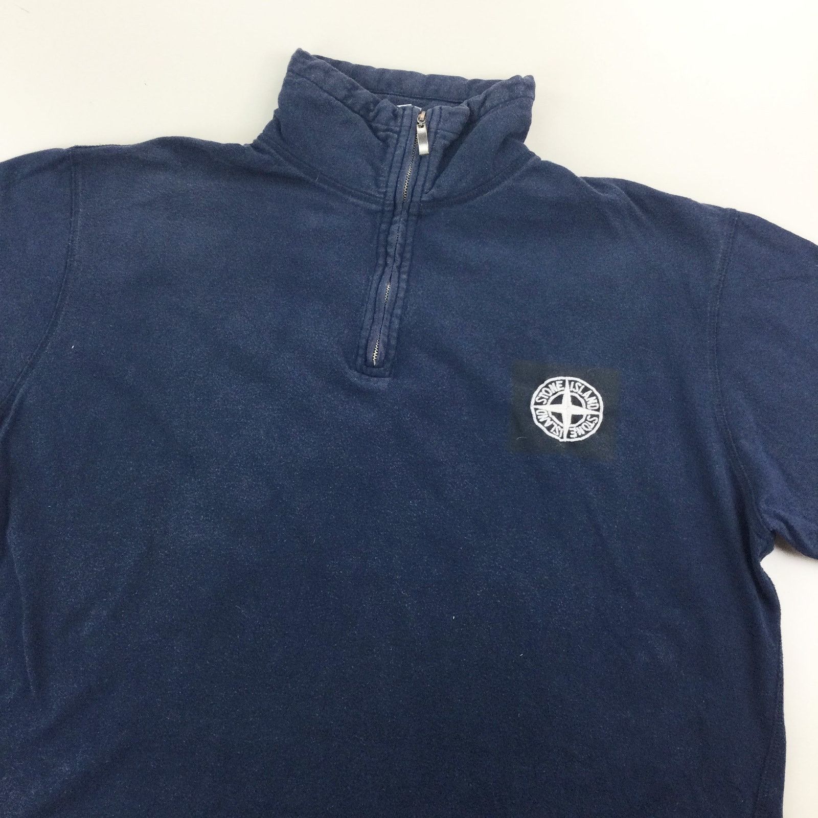 Stone Island Stone Island 90s 1/4 Zip T-Shirt - Medium Size US M / EU 48-50 / 2 - 2 Thumbnail
