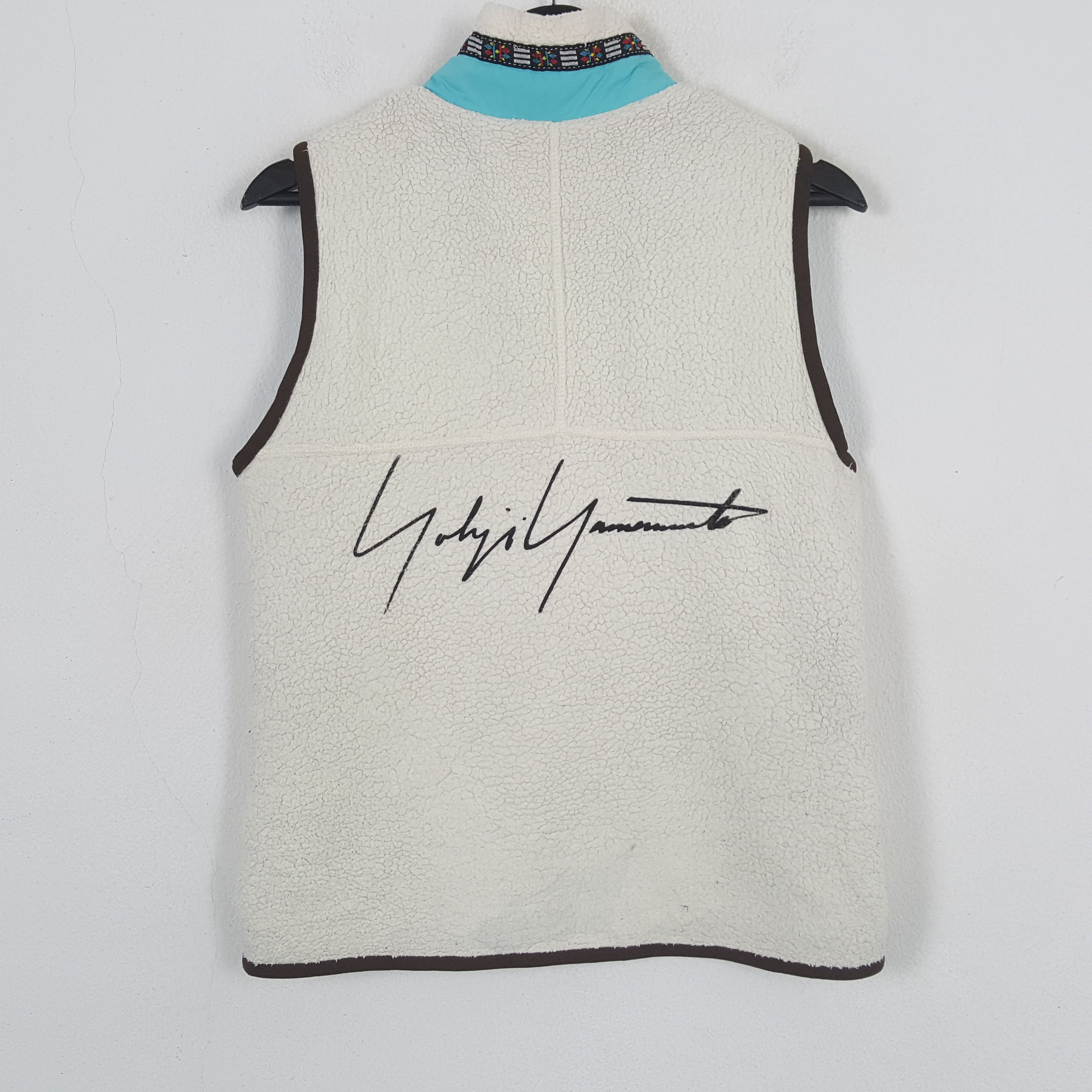 Adidas × Vintage Adidas X Custom Yohji Yamamoto Art Sherpa Vest c282n26 Size US XS / EU 42 / 0 - 1 Thumbnail