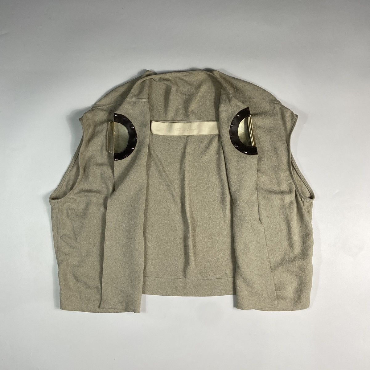 Rick Owens Rick Owens - Dagger Mantlette Silk-crepe Jacket Size L / US 10 / IT 46 - 3 Thumbnail