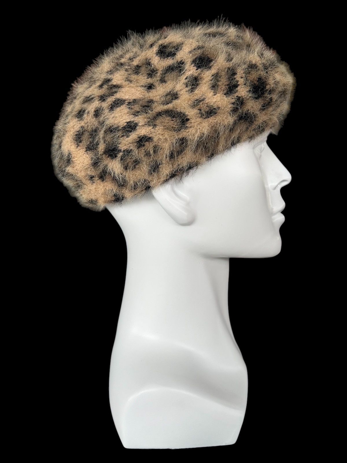 Japanese Brand × Kapital × Vintage Leopard Japanese Brand GU Fur Hats 🎌☠️ Size ONE SIZE - 2 Thumbnail