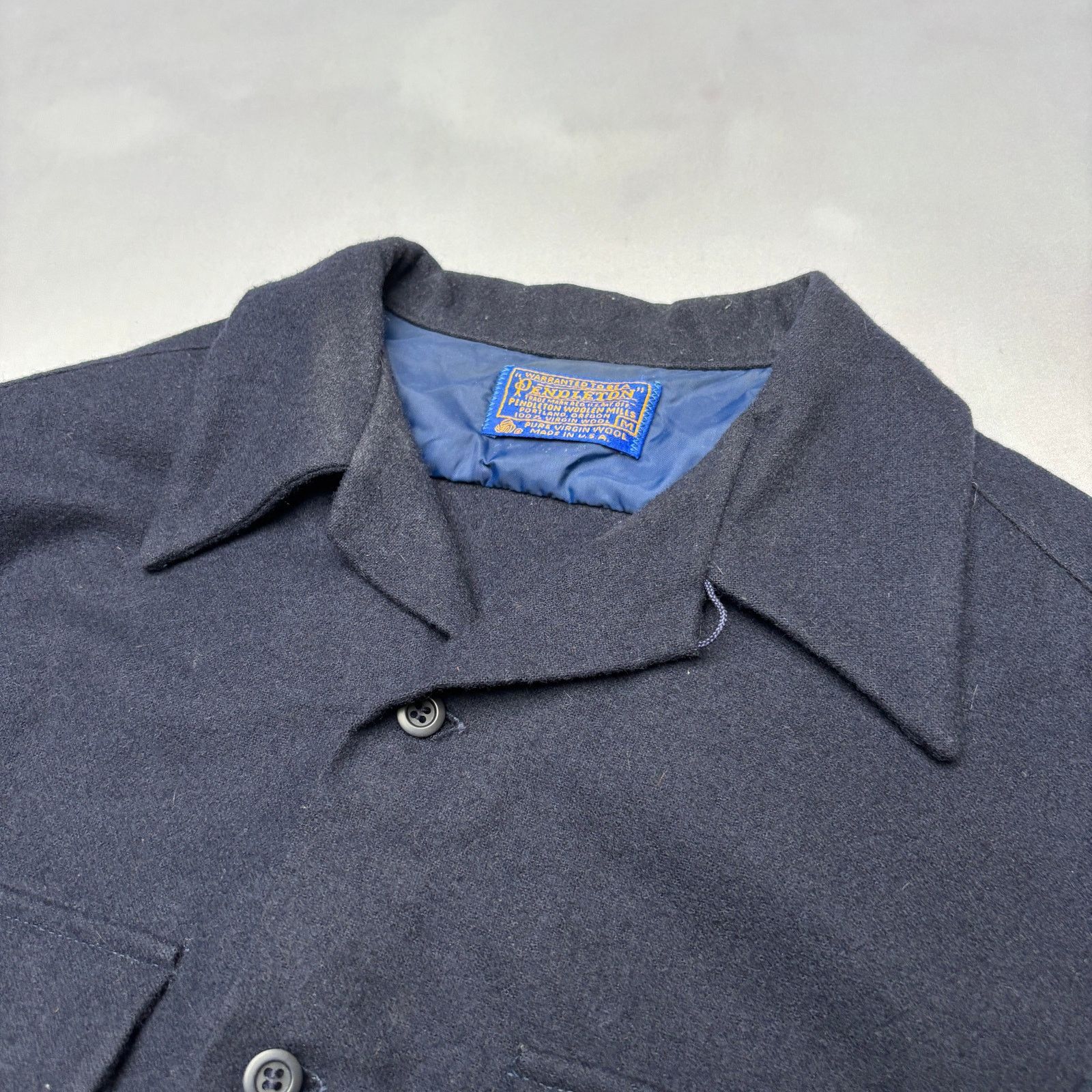 Pendleton × Vintage Vintage 70s Pendleton Board Shirt Men's Medium Wool Loop Size US M / EU 48-50 / 2 - 9 Thumbnail