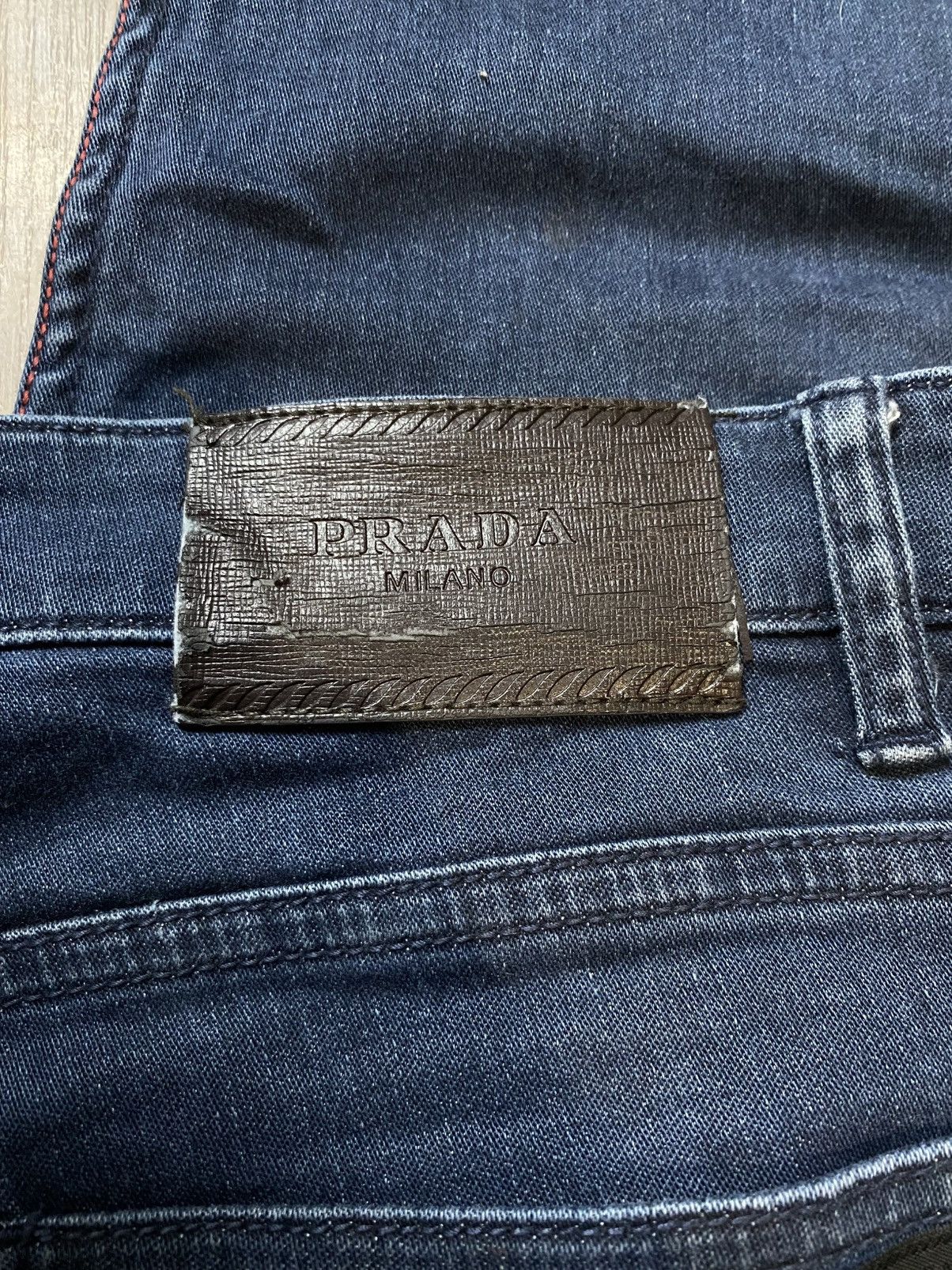 Prada Prada Black Tab Denim Jeans Size US 34 / EU 50 - 4 Thumbnail