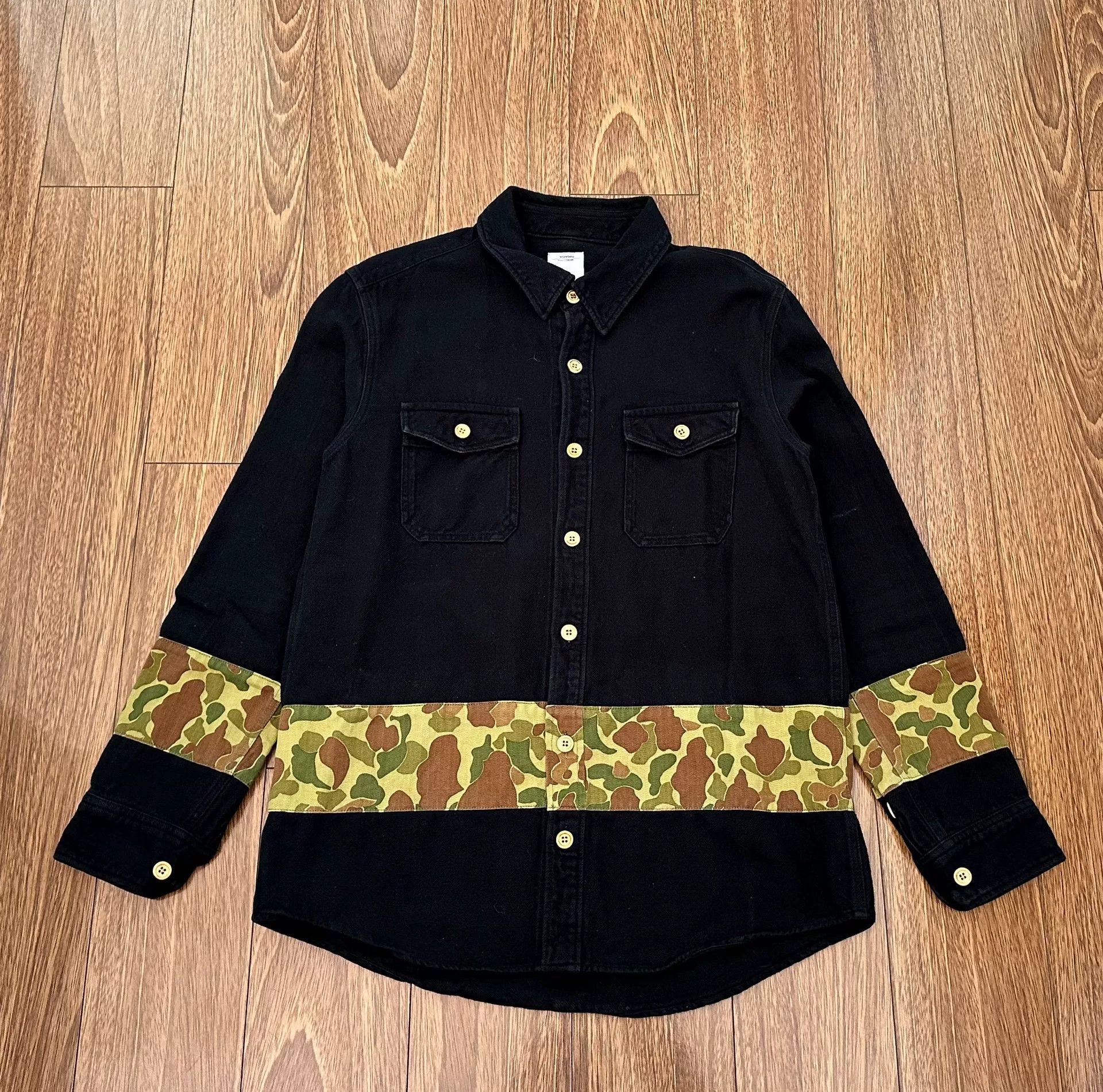 Visvim Visvim ICT Black Elk Flannel Sashiko | Grailed