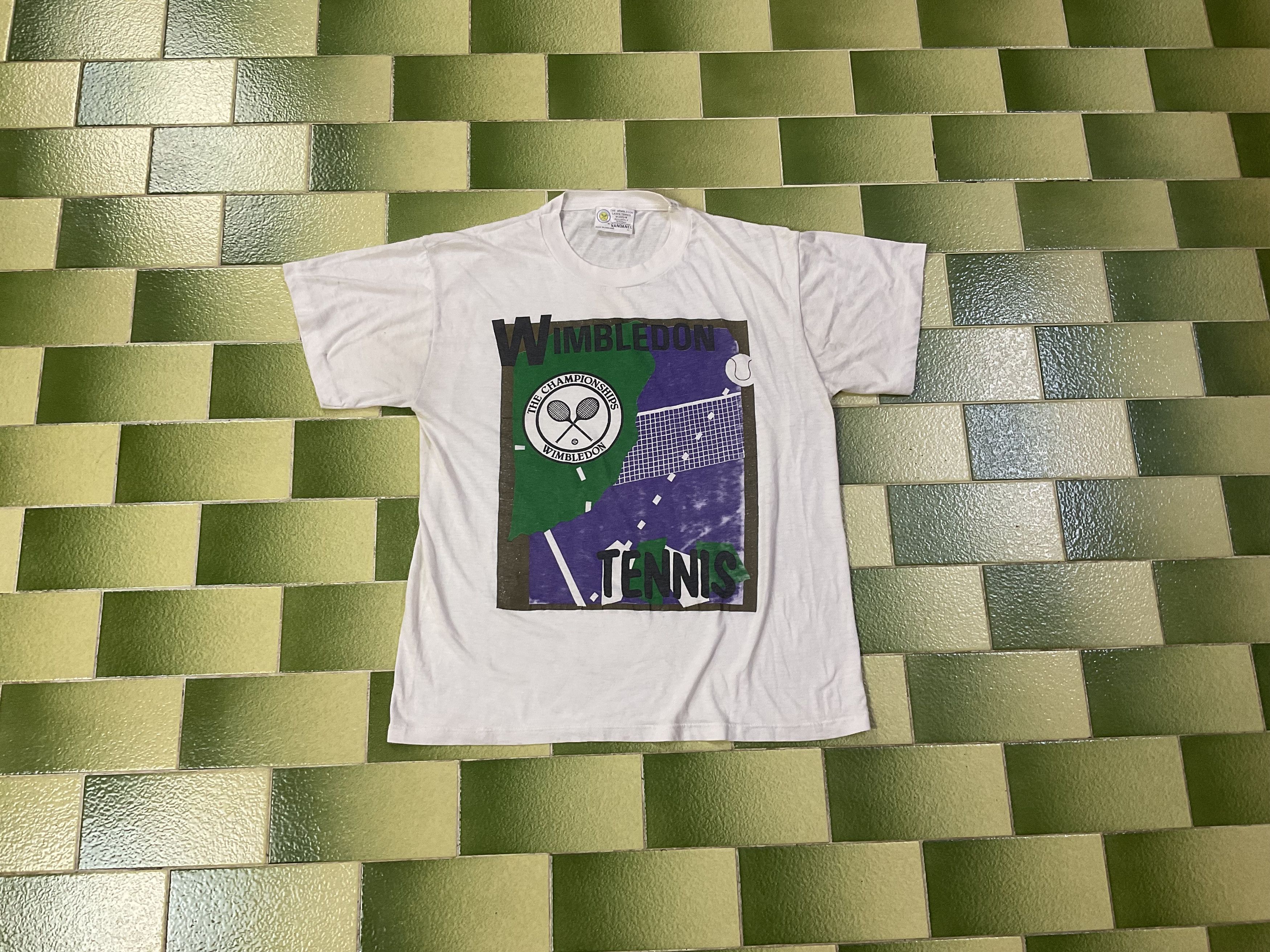 ウェア 90s USA WIMBLEDON official t_shirt L 90s USA WIMBLEDON official t_shirt L The Wimbledon Online Shop