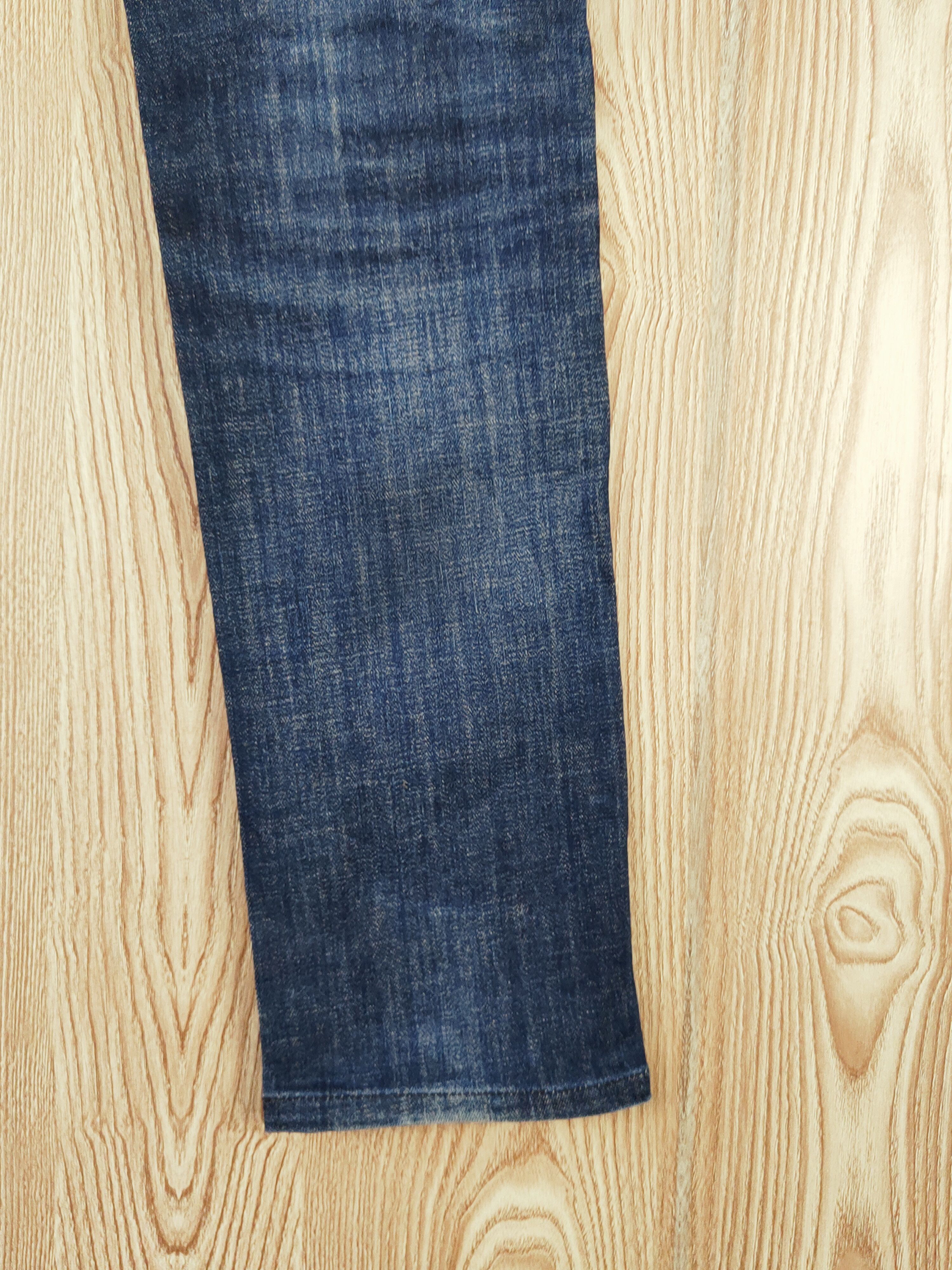 Edwin Edwin Dark Blue Distressed Ripped Jeans #W796 Size US 29 - 13 Thumbnail