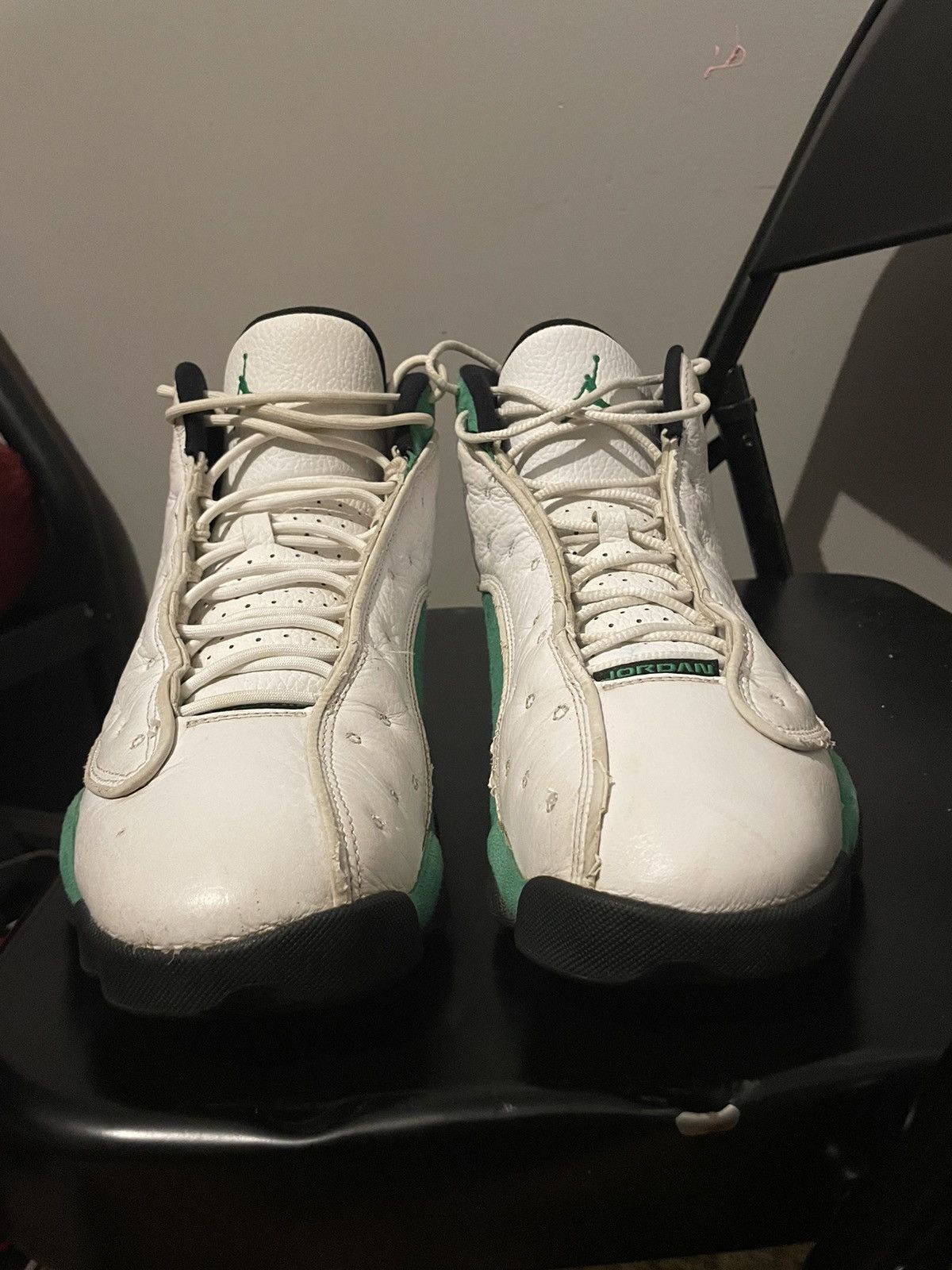 Jordan Brand Jordan 13 Lucky Green, Men’s Size 10.5(US) Barely Worn Size US 10.5 / EU 43-44 - 8 Thumbnail