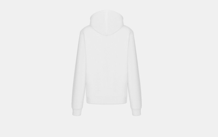 o1w1db10324 Atelier Hooded Sweatshirt in White