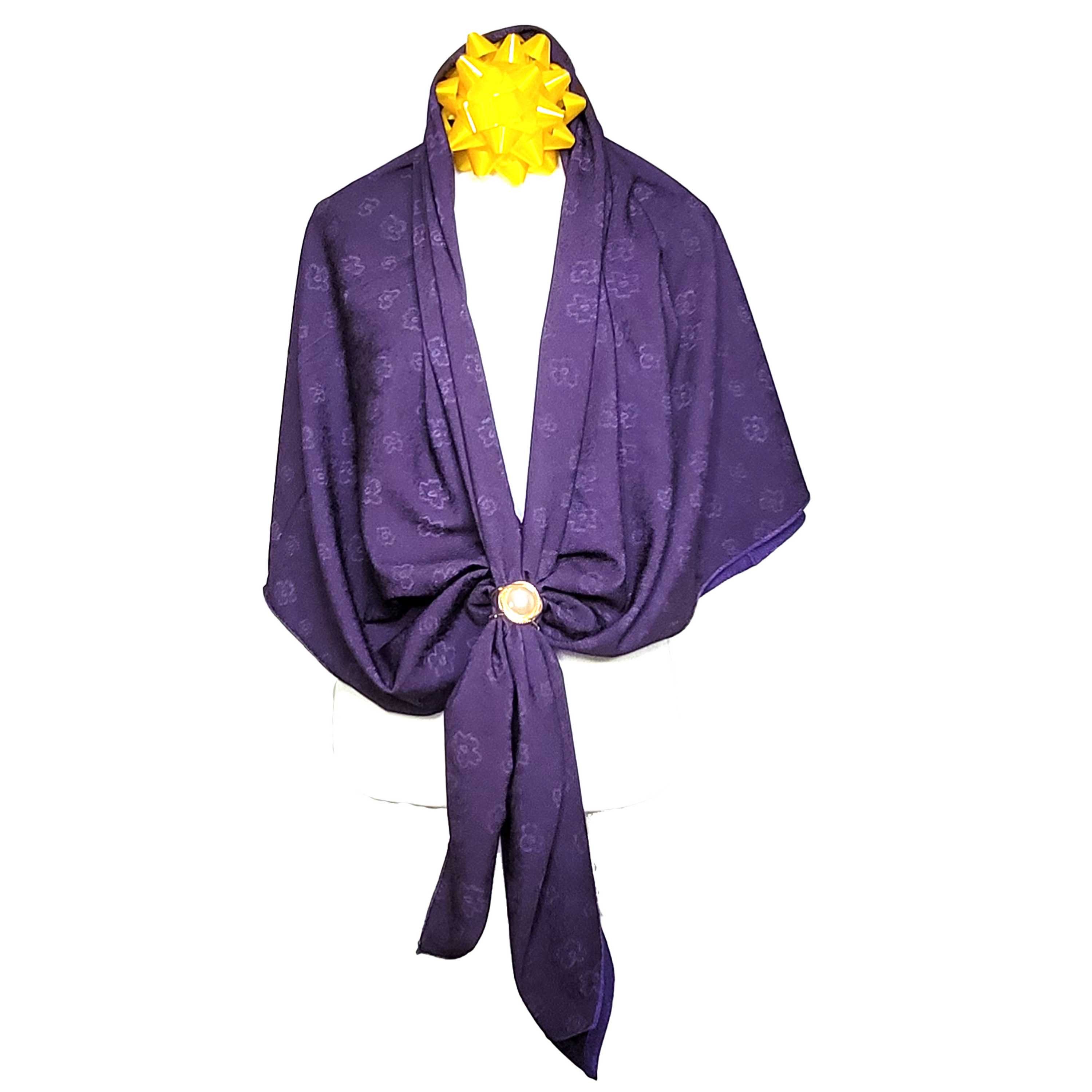Other NWT Double-Sided Silk Scarf 52"x52" Large Square Wrap 3403 Size ONE SIZE - 5 Thumbnail
