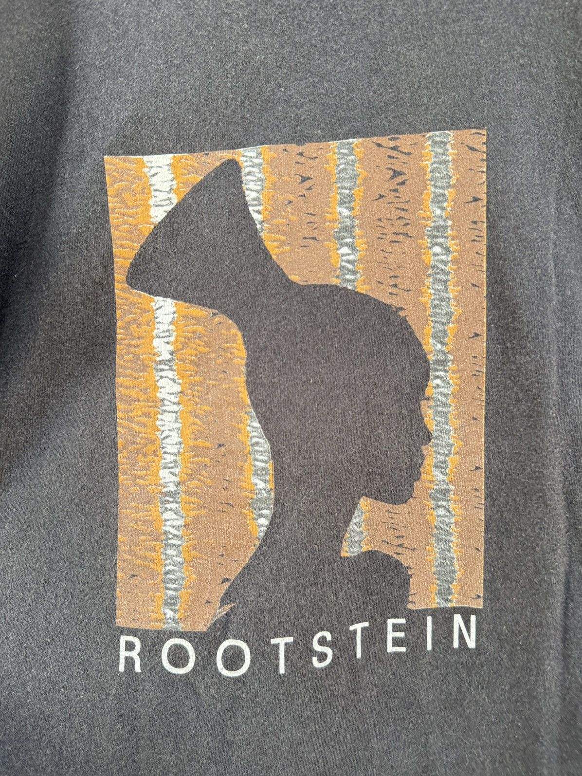 Band Tees Thrashed Vintage Rootsein Black Woman Art Sun Faded Grunge T Size US M / EU 48-50 / 2 - 6 Thumbnail