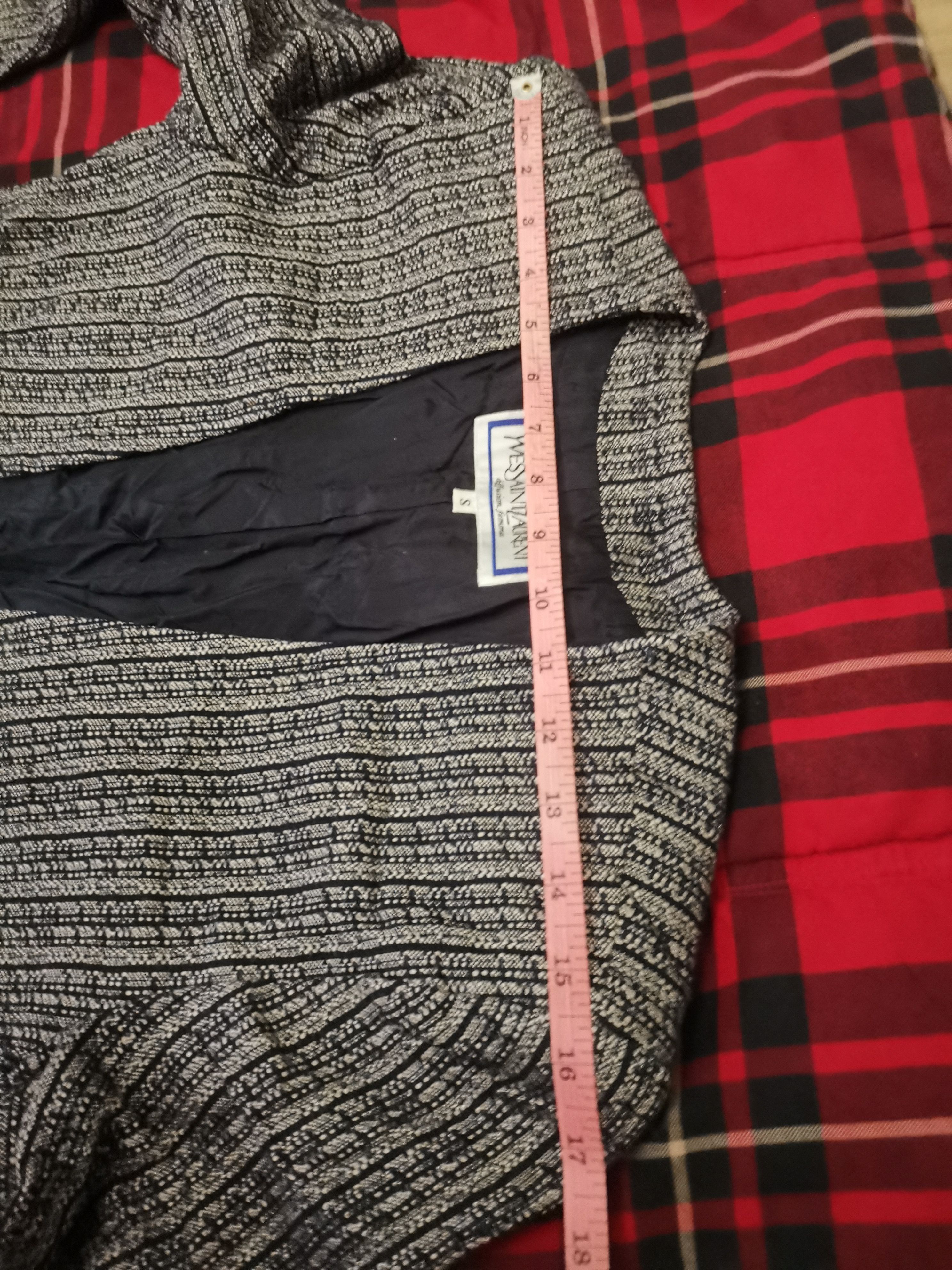 Vintage × Yves Saint Laurent 💎Avant Garde Vtg Blazer Yves Saint Laurent Diffusion Femmes Size S / US 4 / IT 40 - 15 Thumbnail