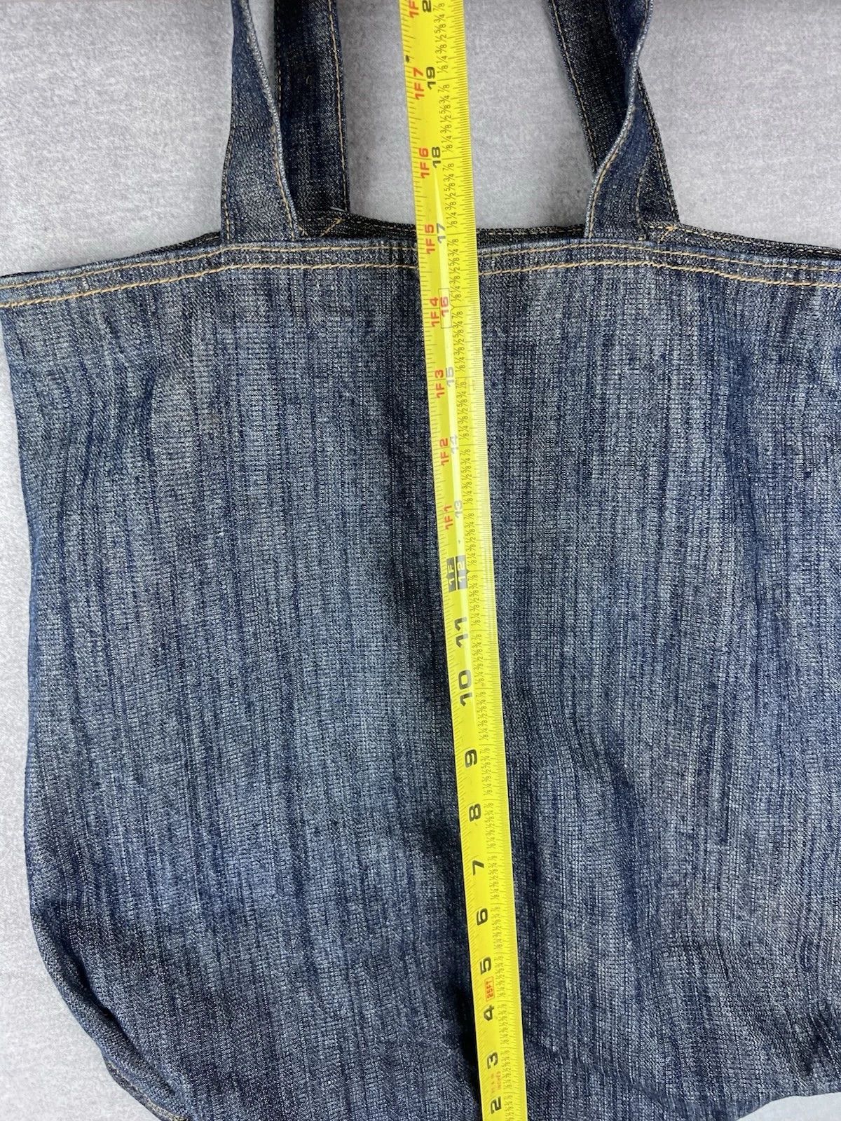 Vintage Vintage Selvedge Denim Tote Bag | 1960s–1970s Workwear Style Size ONE SIZE - 5 Thumbnail