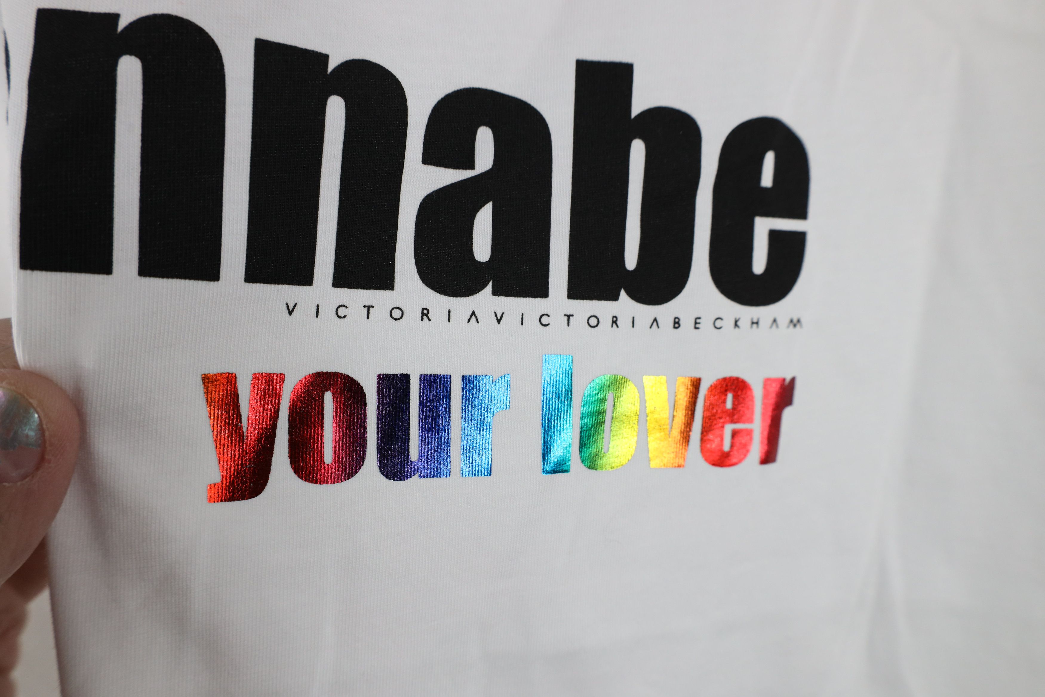 Vintage New Victoria Beckham Proud and Wannabe Your Lover T-Shirt Size M / US 6-8 / IT 42-44 - 6 Thumbnail