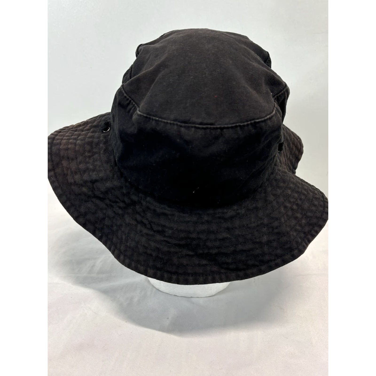 Quiksilver Quiksilver Boonie Hat Category: Hat Adult S Black Twill Adjustable Chin Strap Casual Travel Outdoor Mens Size ONE SIZE - 4 Thumbnail