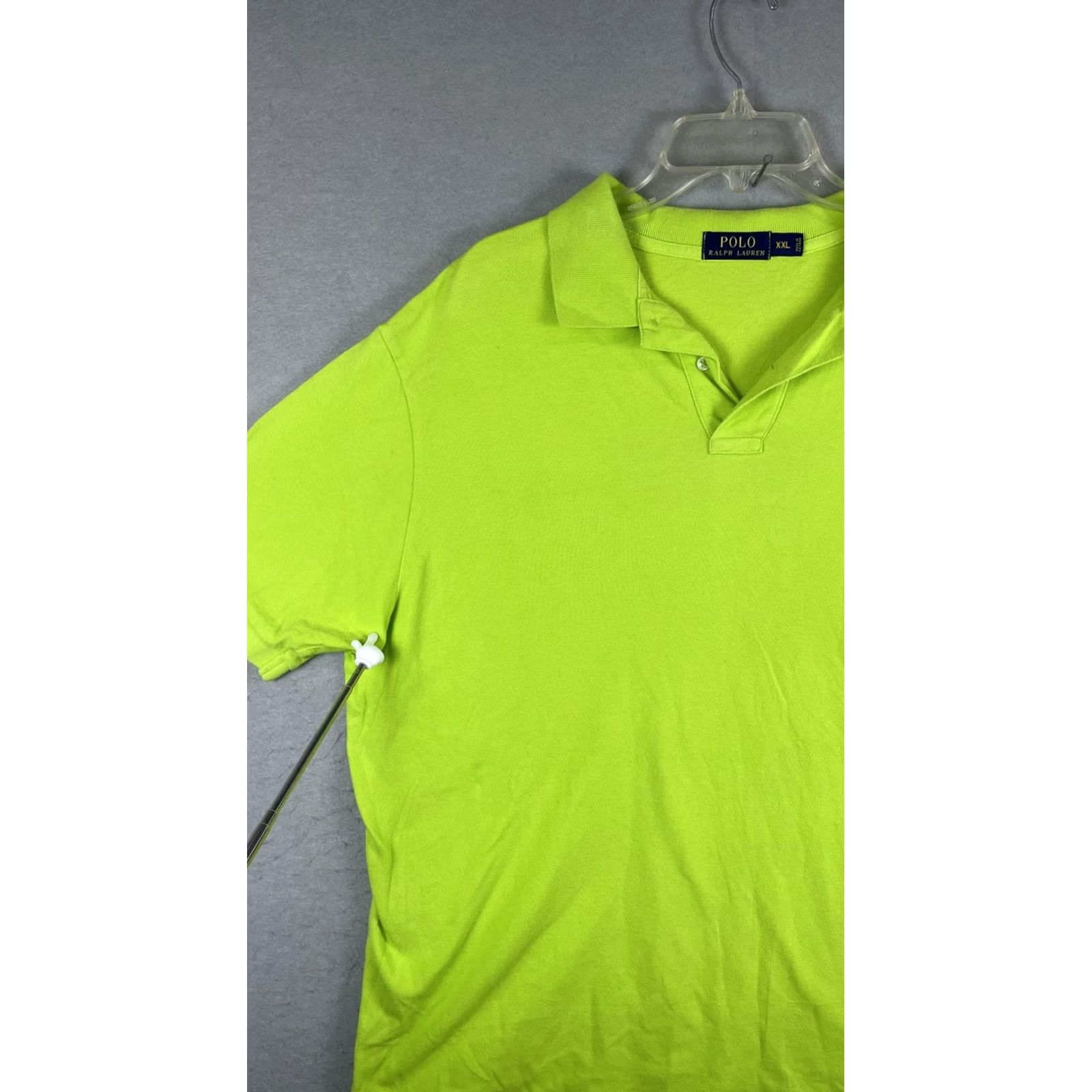 Polo Ralph Lauren Polo Ralph Lauren Polo Shirt Mens XXL Neon Green Pique Golf Casual Short Sleeve Polo Ralph Lauren Blaire Green Mens 2XL Size US XXL / EU 58 / 5 - 6 Thumbnail