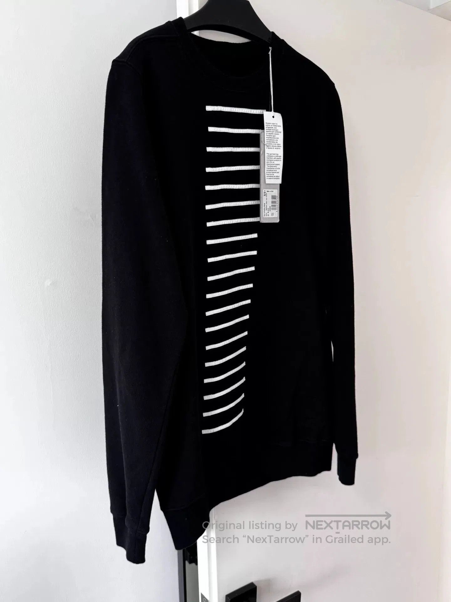 Rick Owens Drkshdw Rick Owens DRKSHDW Long Sleeve Sweatshirt. Size US XS / EU 42 / 0 - 2 Thumbnail