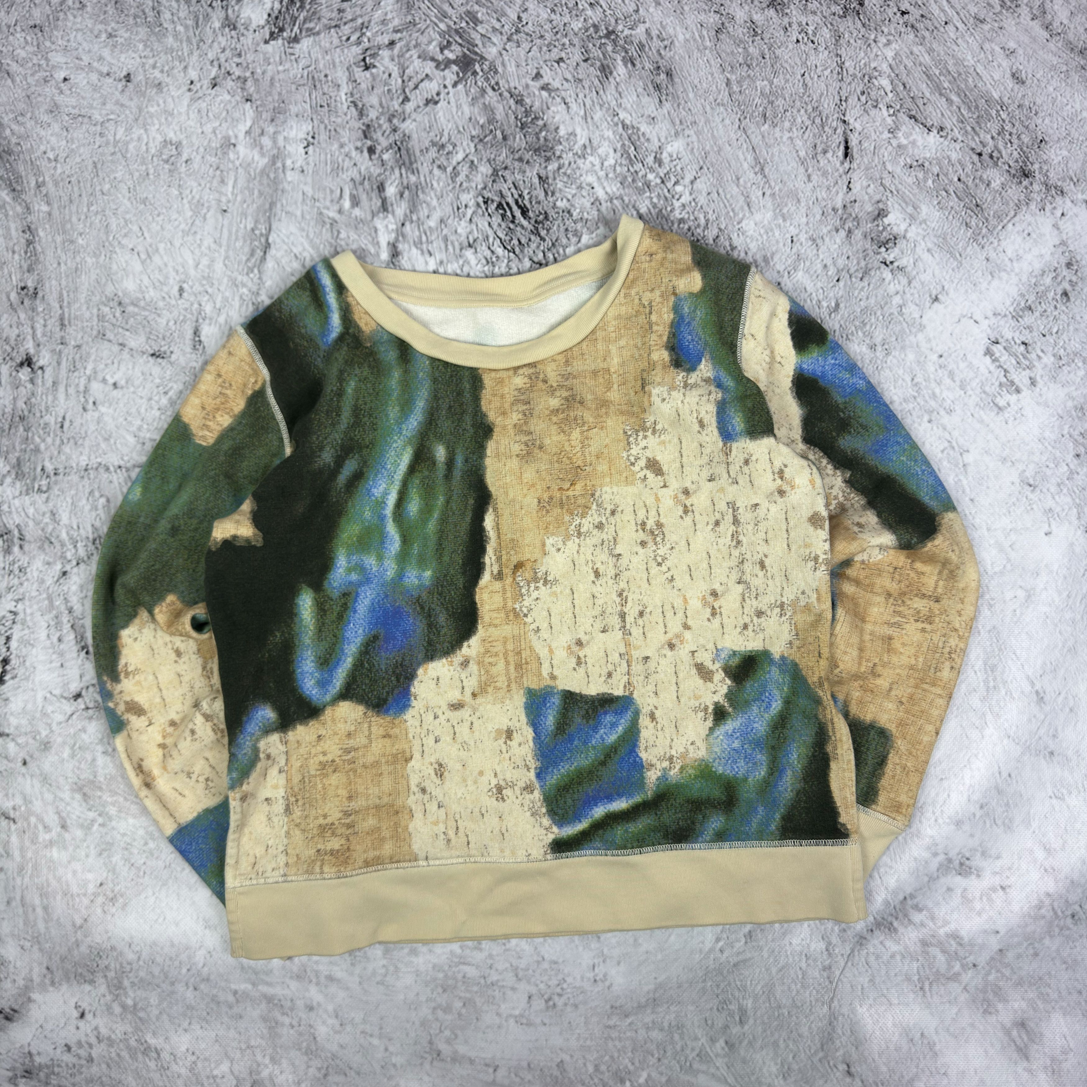 Acne Studios Acne Studios Womens Multicolor Angle Printed Sweatshirt Size S / US 4 / IT 40 - 1 Thumbnail
