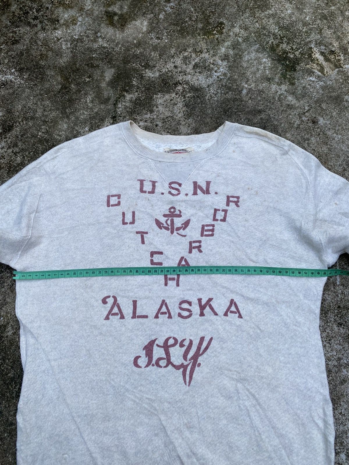 Stevenson Overall Co. VINTAGE STEVENSON OVERALL CO USN ALASKA SWEATSHIRT Size US M / EU 48-50 / 2 - 9 Thumbnail