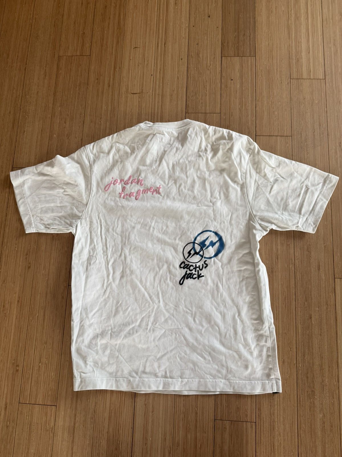 Fragment Design × Jordan Brand JORDAN x CACTUS JACK T-SHIRT | Grailed