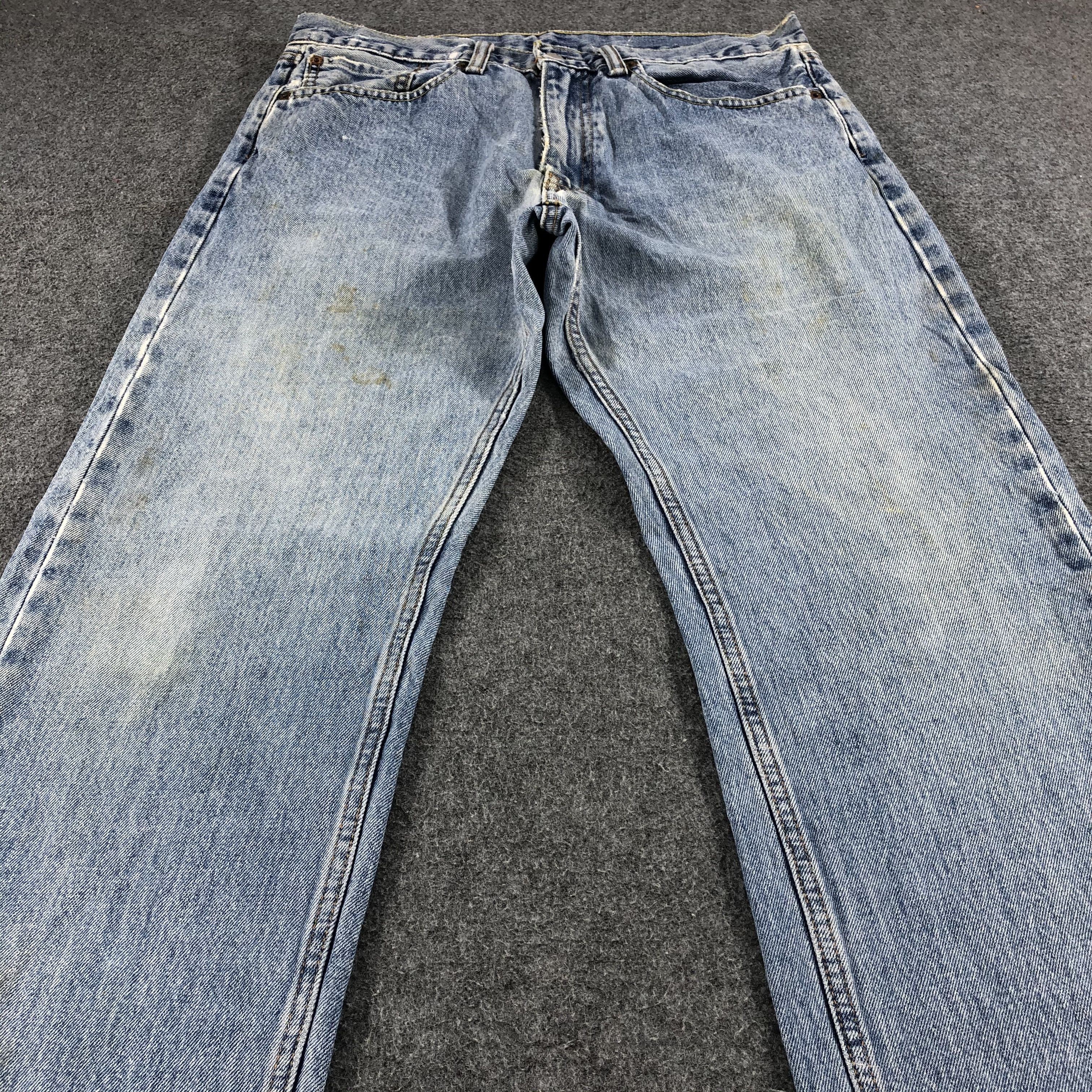 Levi's Vintage Light Wash Levis 505 Jeans- J1338 Size US 34 / EU 50 - 3 Thumbnail
