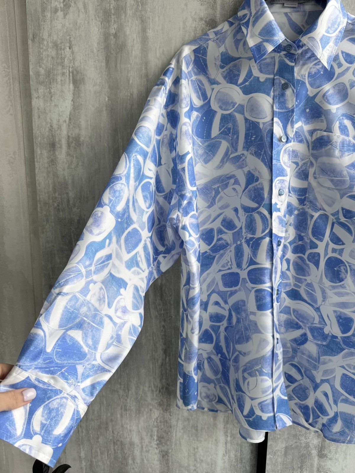 Stella McCartney Stella Mccartney printed silk twill shirt Size M / US 6-8 / IT 42-44 - 6 Thumbnail