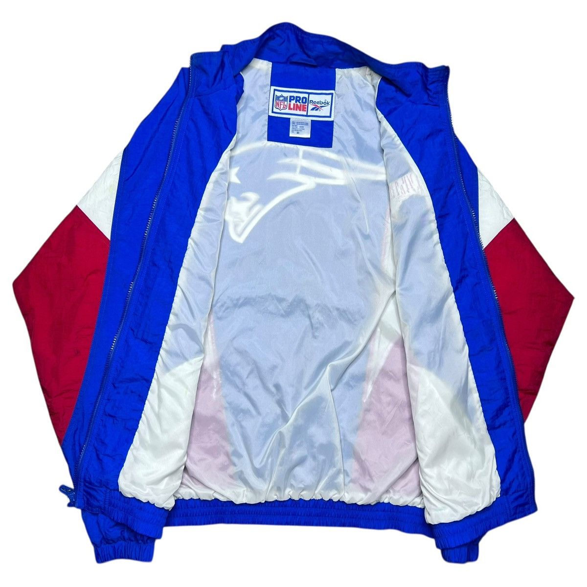 Reebok Vtg 1990s NFL New England Patriots Reebok Windbreaker Jacket Size US M / EU 48-50 / 2 - 3 Thumbnail