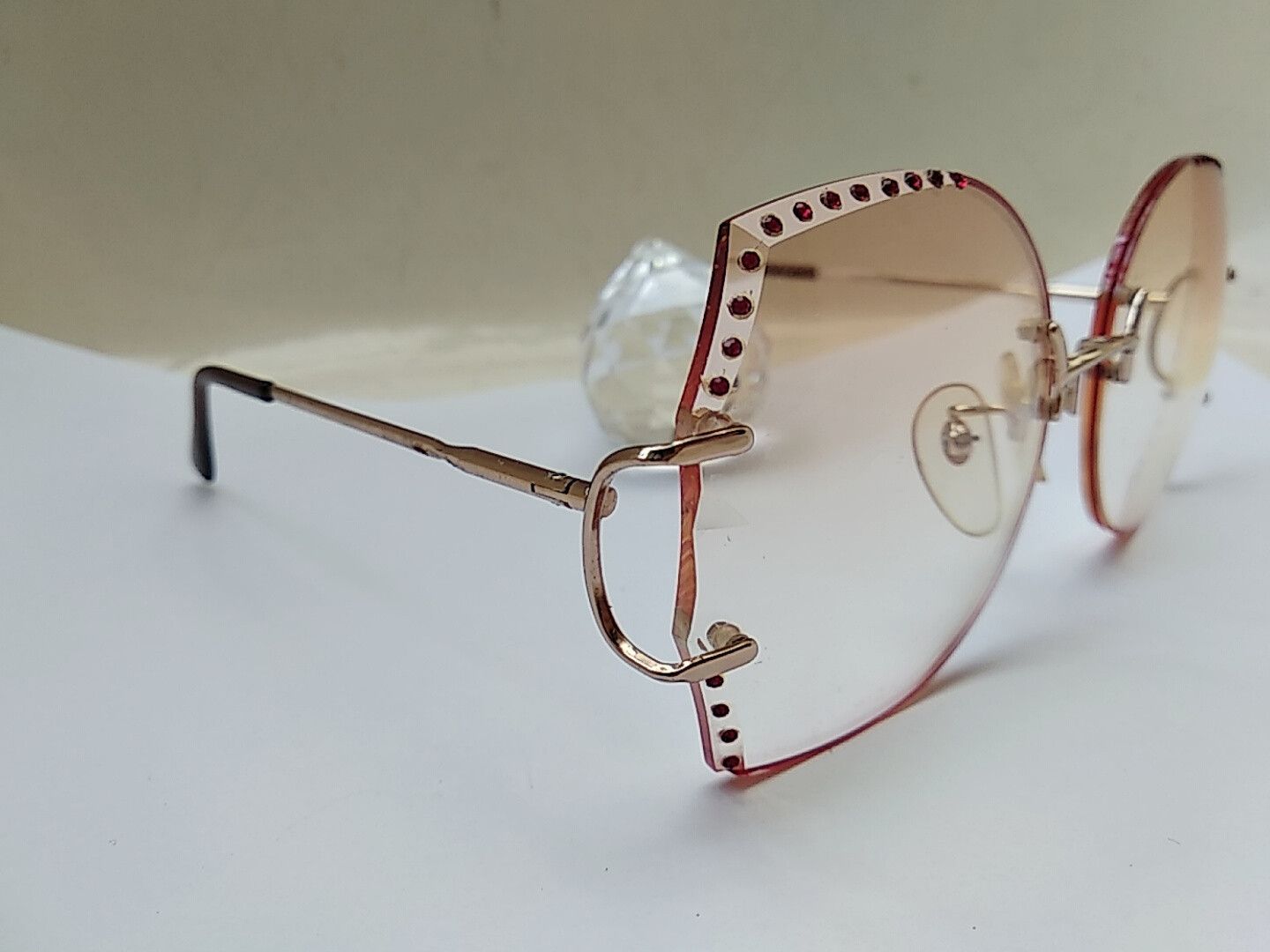 Vintage Vintage 80s TURA Mod 178 Diva Rimless Sunglasses Japan Size ONE SIZE - 2 Thumbnail