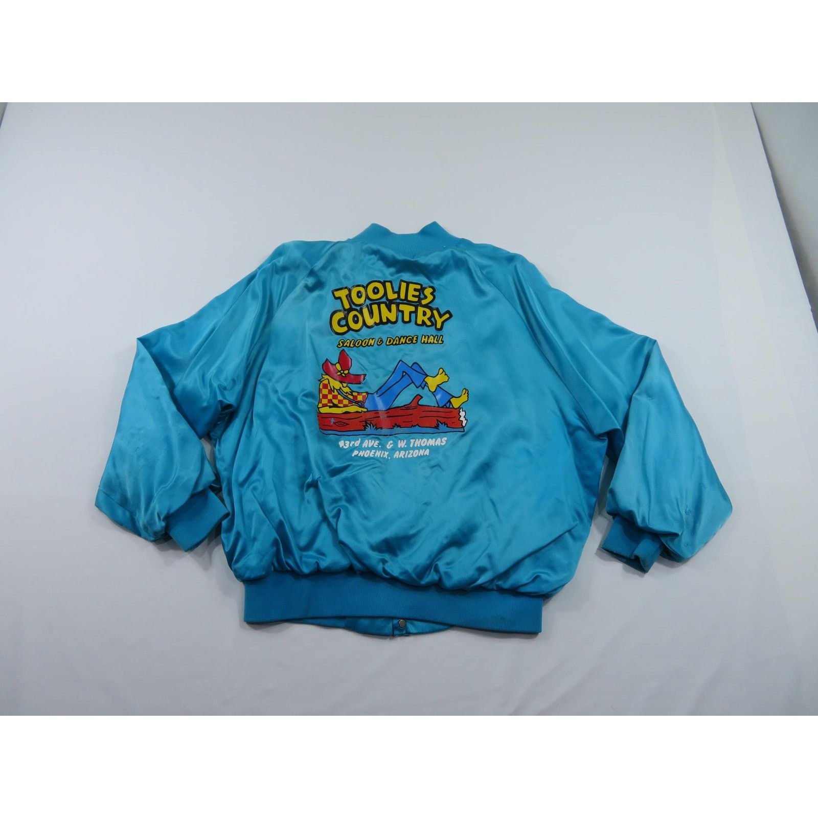 Other Toolies Country Bar Saloon Phoenix Blue Satin Jacket Sz XL Size US XL / EU 56 / 4 - 1 Thumbnail
