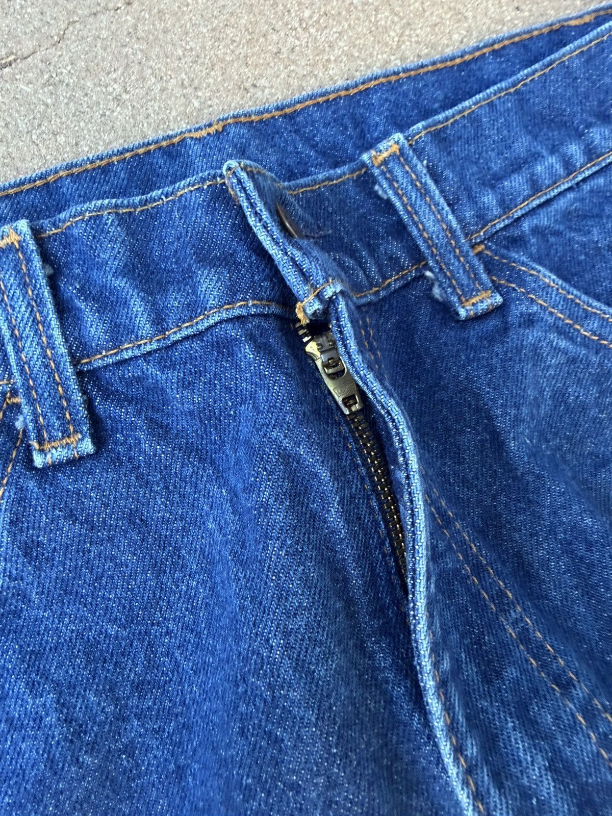 Levi's Vtg 80’s Levi’s 646 Orange Tab Bellbottom Flare Jeans 31x31 Size US 31 - 5 Thumbnail
