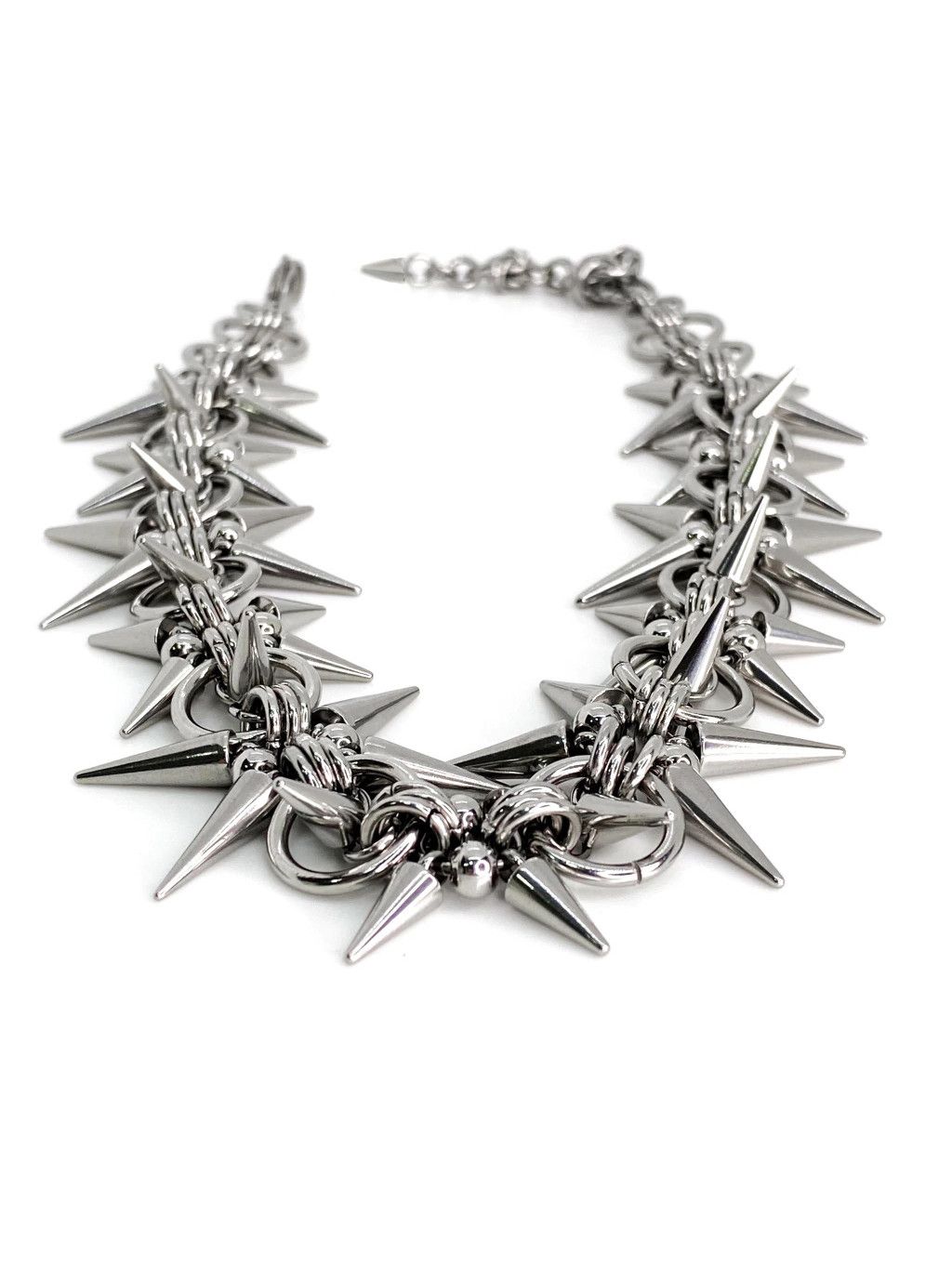 Japanese Brand Rivet Chain Choker Necklace Size ONE SIZE - 4 Thumbnail