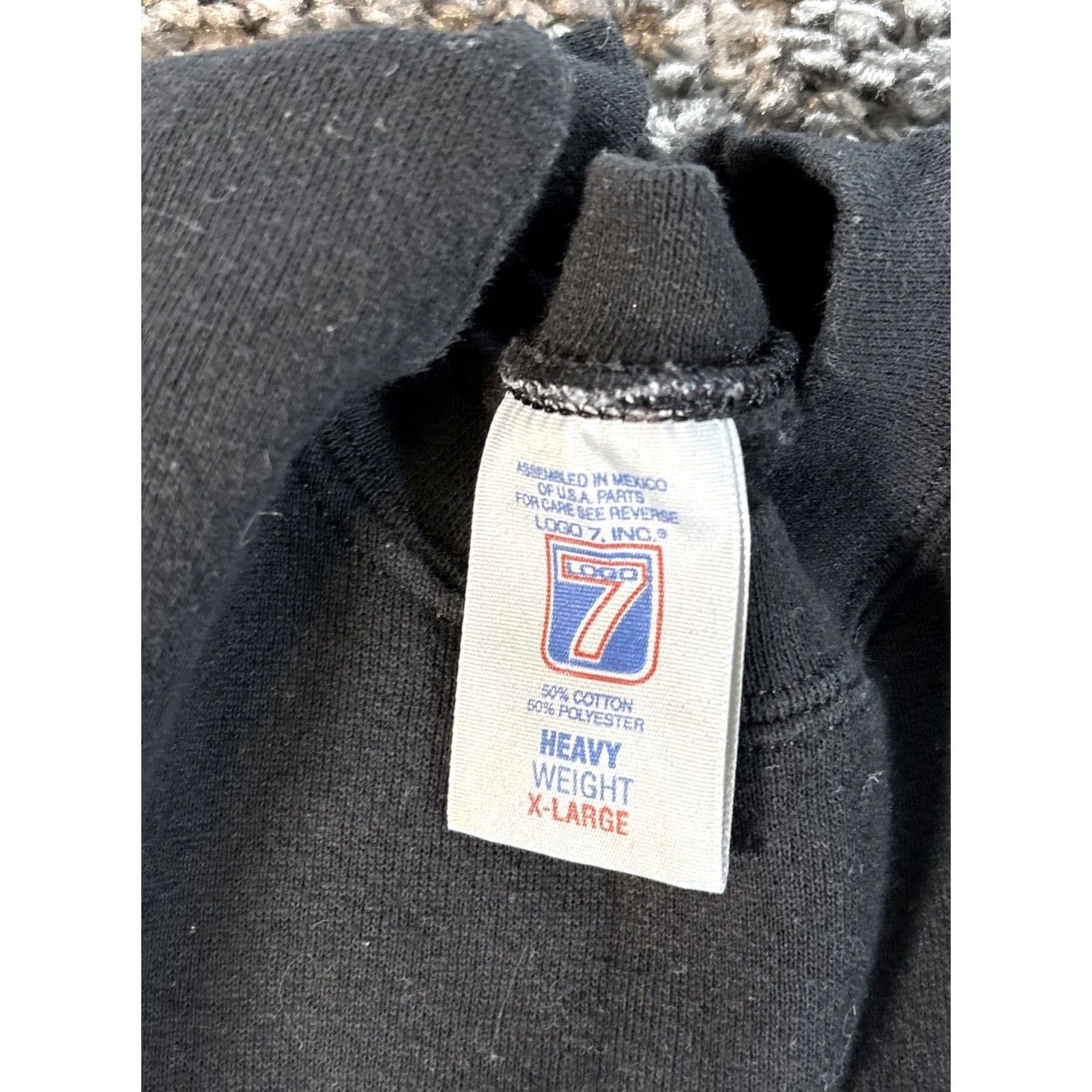 Logo 7 VINTAGE Logo 7 Sweatshirt Mens XL Black Fleece Tampa Bay 1998 Inaugural Season Size US XL / EU 56 / 4 - 4 Thumbnail