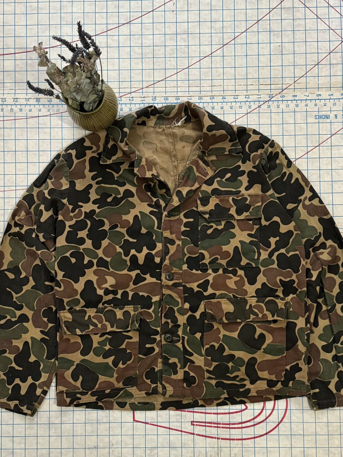Vintage Vintage Camo Lightweight Hunting Jacket Fits Medium Size US M / EU 48-50 / 2 - 3 Thumbnail